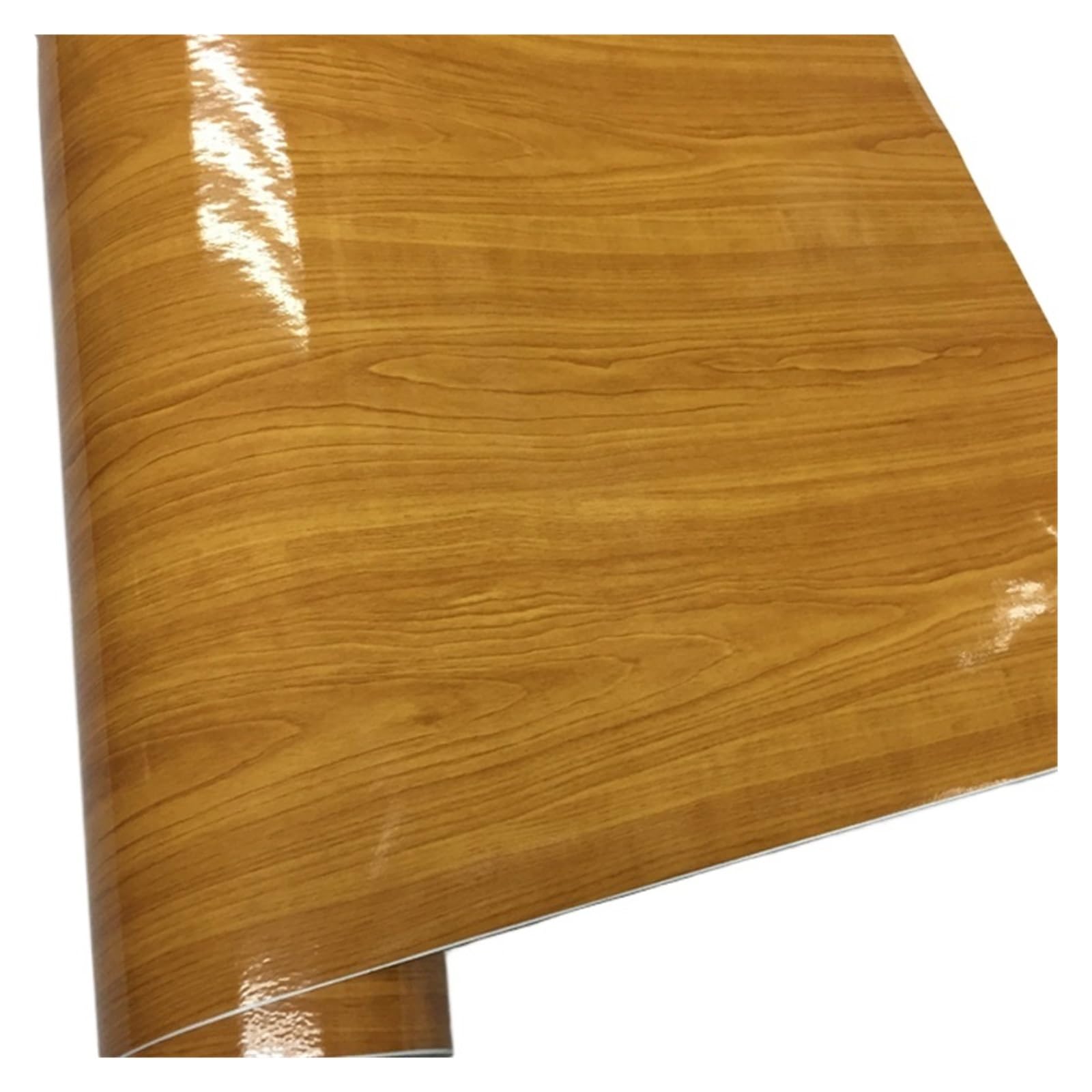 MEUIXT 50 cm * 500 cm Glänzende Holzmaserung Vinyl Auto Wrap Folie Holz Strukturierte Auto Aufkleber Wasserdicht Kleber Hause Möbel Aufkleber Verpackung(G9453,20cm x 152cm) von MEUIXT