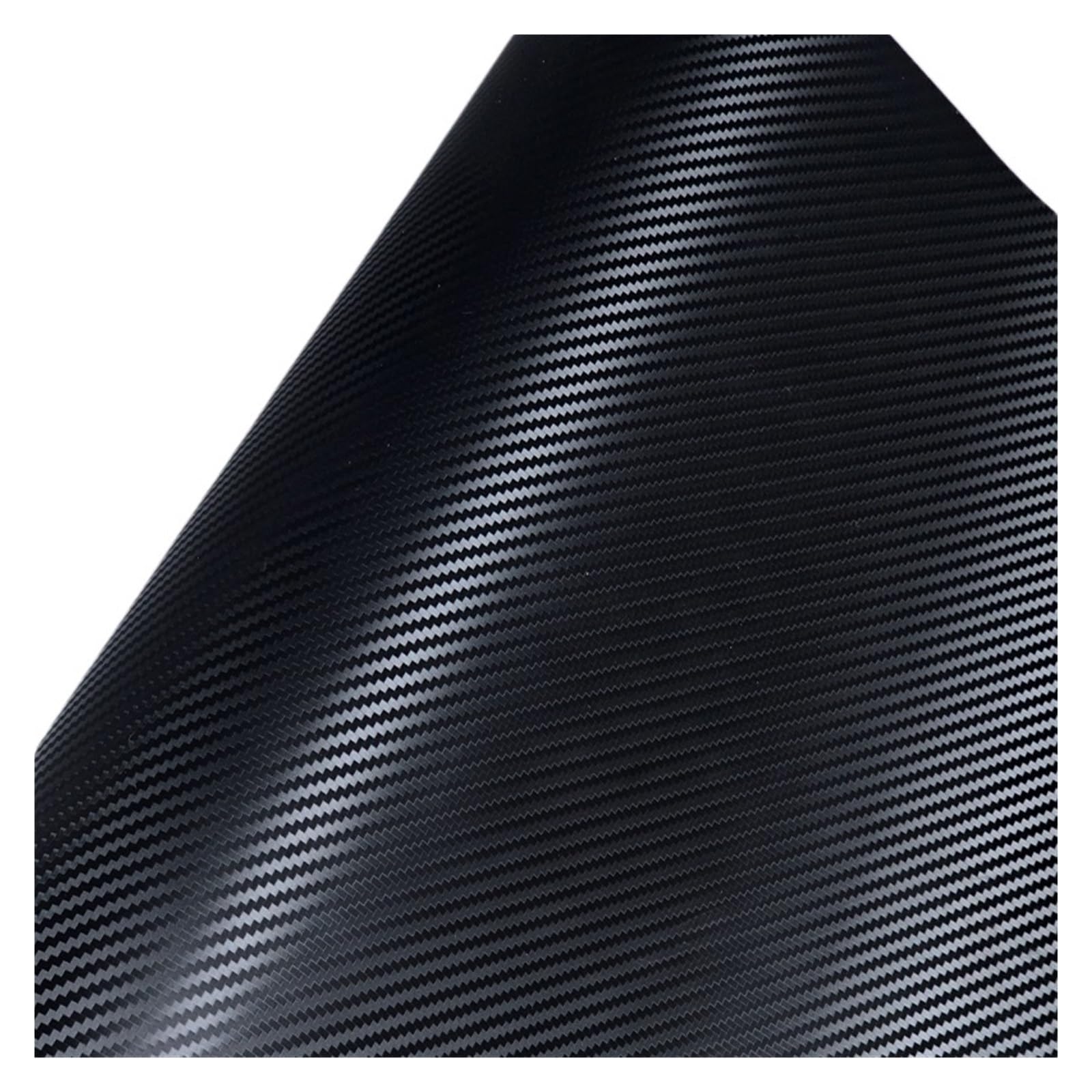 MEUIXT 50 cm * 600 cm Glänzend Lila Kristall Geschmiedete Carbon Faser Wrapping Vinyl Film Motorrad Aufkleber Aufkleber Auto Zubehör Wrap Folie(Black,30CMX152CM) von MEUIXT