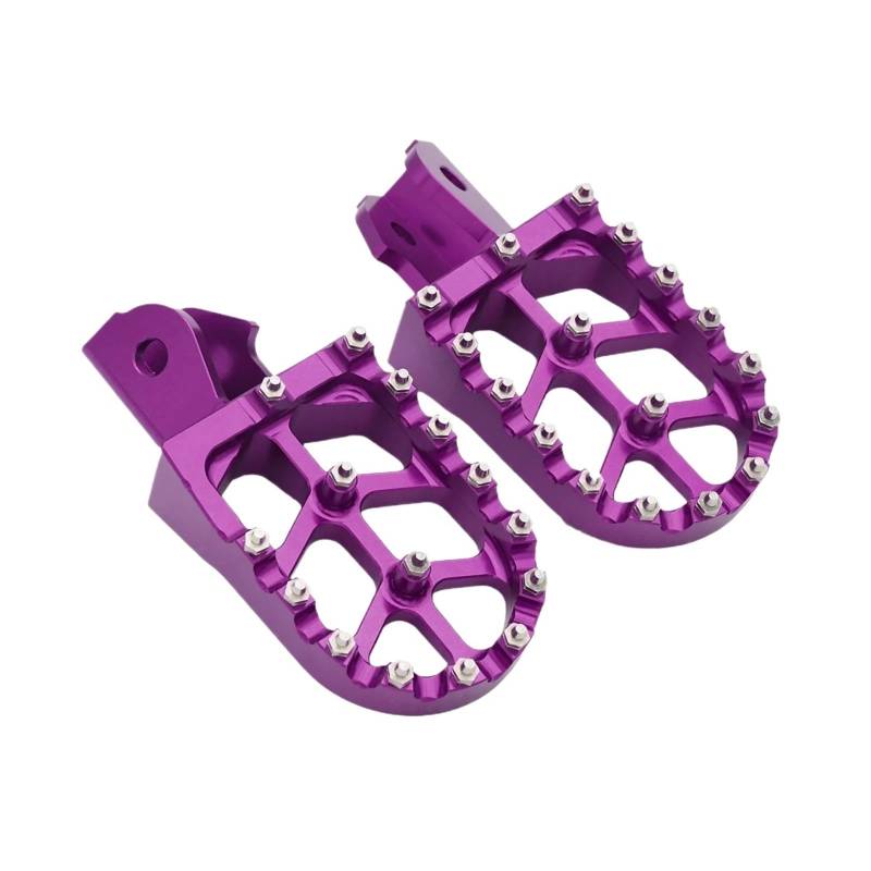 MEUIXT CNC-Fußrasten for Elektromotorräder, Pedale, Fußrastenhalterung, kompatibel mit Sur-Ron Surron Light Bee S Light Bee X, Universalteile(Purple) von MEUIXT