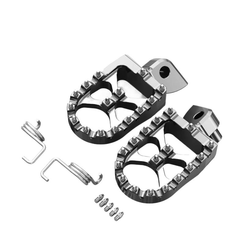 MEUIXT Fußrasten Fußstütze Fußrastenstützen Pedale kompatibel mit EXC 300 EXCF 350 SX 250 SXF 450 1998–2016 950 990 1090 1290 Adventure Supermoto(Dark Grey) von MEUIXT