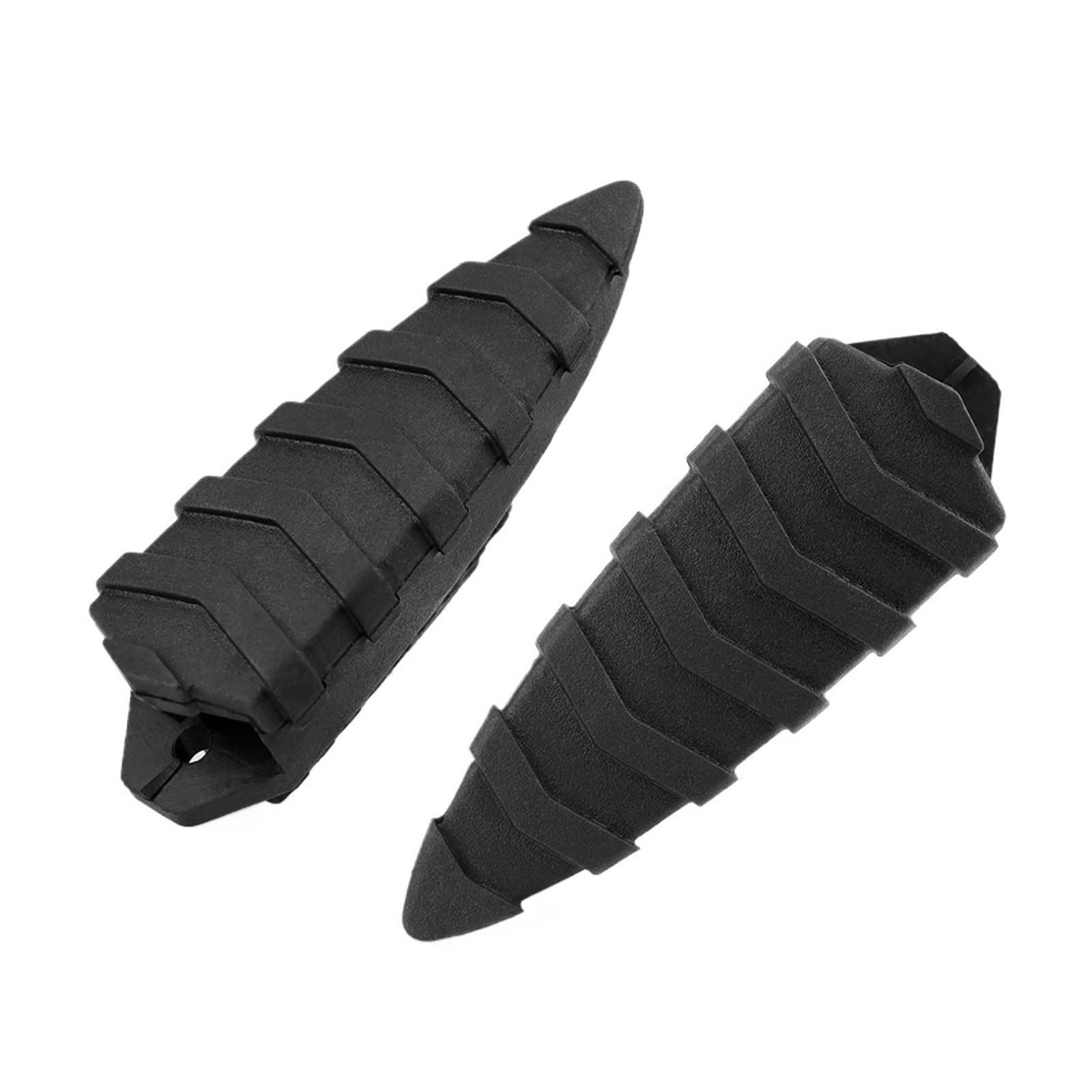 MEUIXT Gummiabdeckung for die vordere Fußstütze, kompatibel mit Diavel/Carbon XDiavel X Diavel 1260 1200, Motorradzubehör, Pedalschutzpolster(2pcs Black) von MEUIXT