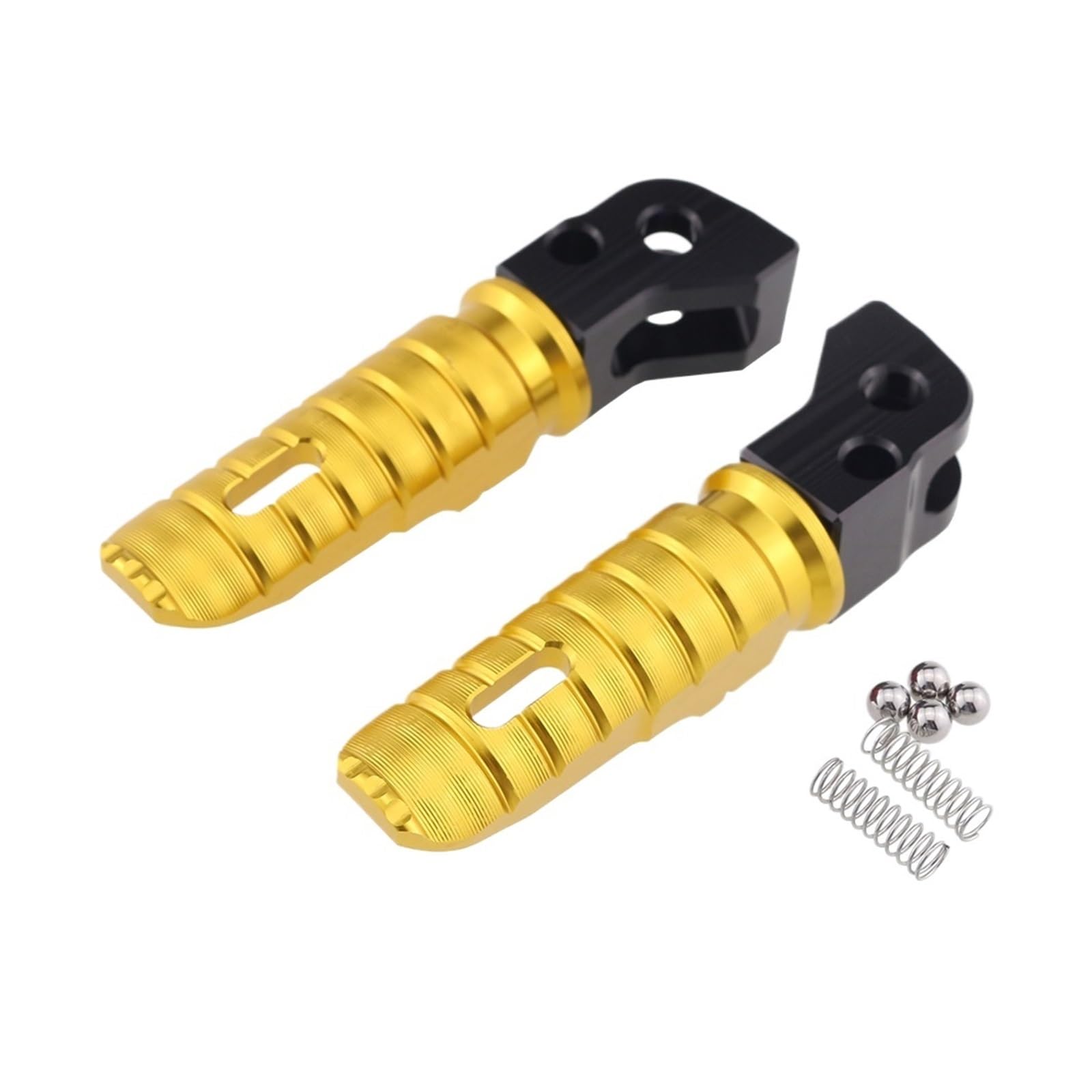 MEUIXT Kompatibel mit DUKE 125 DUKE 250 DUKE 390 RC 200 RC 390 2014-2021 Fußstützen Fußrasten Fußrasten Pegs Hinten Pedale Set Teile(Gold) von MEUIXT