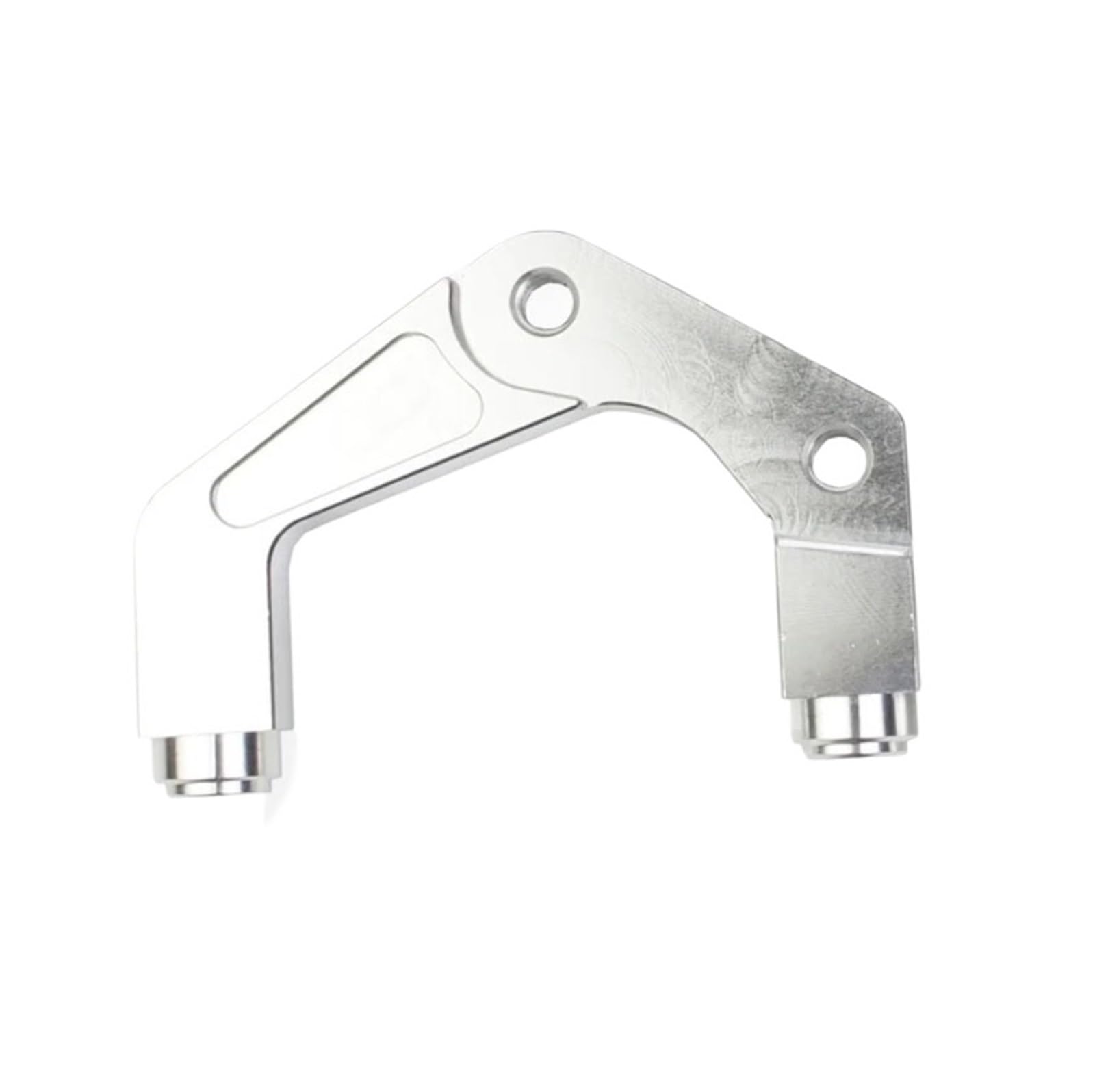 MEUIXT Motorrad-Bremssättel, Lochabstand 82 mm, Halterungen, Vierkolben-Bremssättel, Pumpenadapter, kompatibel mit Bremsscheibe 220 mm, modifiziert(A Silver 220mm) von MEUIXT