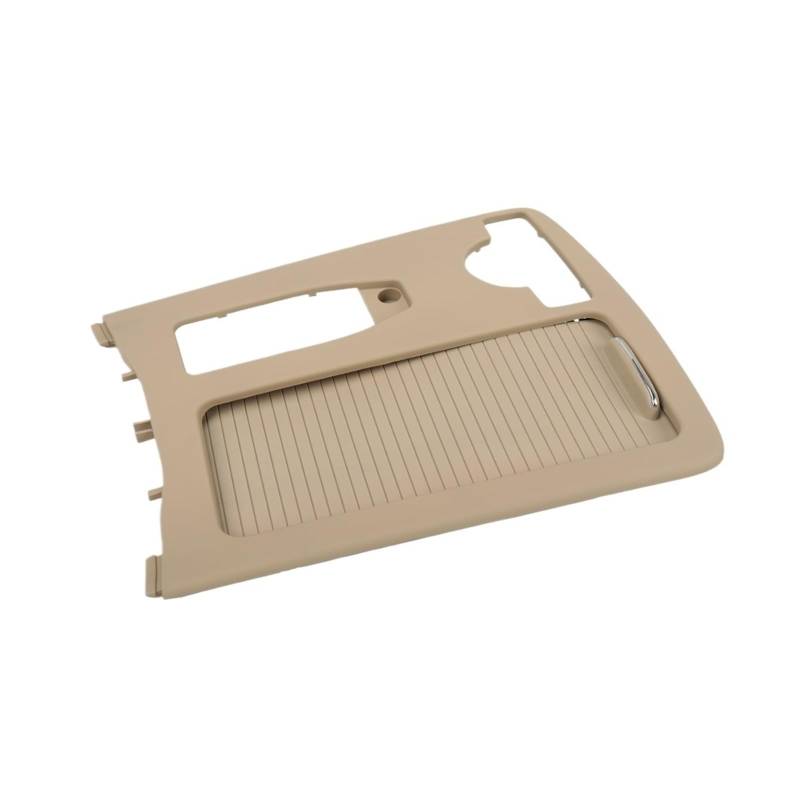 MEUIXT Rollo-Abdeckung for die Mittelkonsole im Auto, Abdeckung for Wasserbecherhalter, kompatibel mit W204 W212 2046800107 A20468047089051 C200 E260(Beige) von MEUIXT