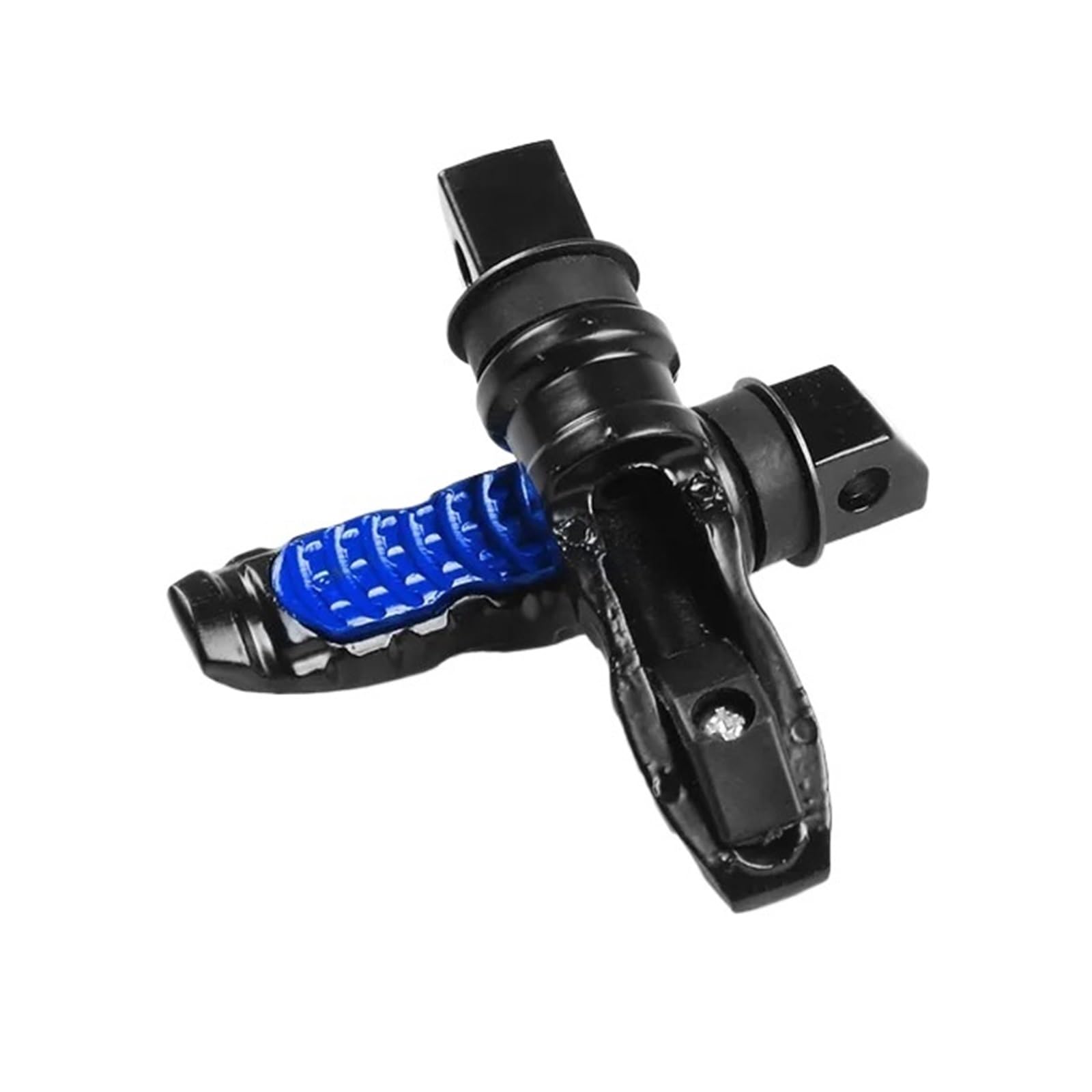 MEUIXT Universal 1 paar Motorrad Hinten Passagier Fußrasten Pedale Fußstütze Roller Fuß-Peg Motorrad Pedal Änderung Aluminium(Blue) von MEUIXT