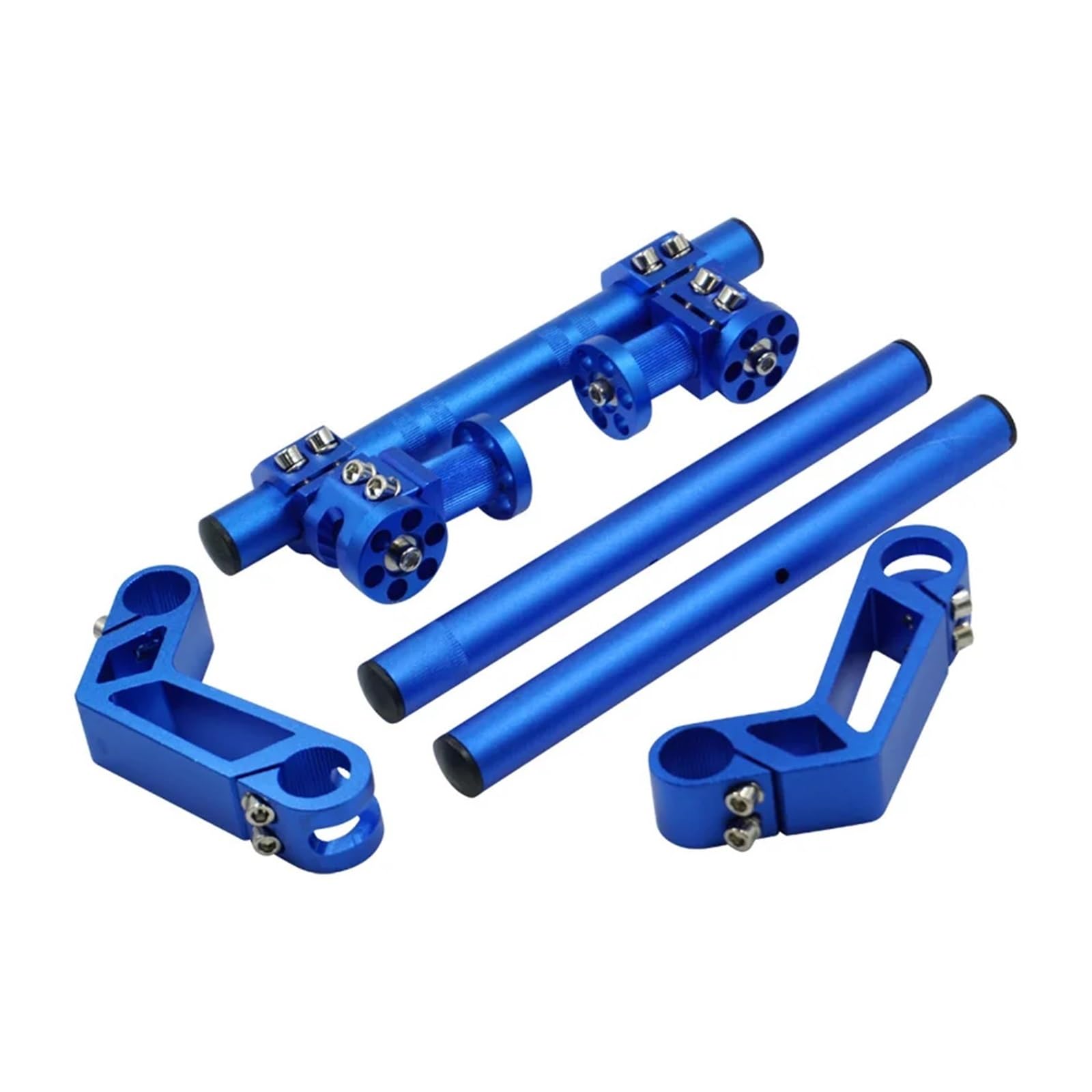 MEUIXT Universal 7/8 "22mm Motorrad Balance Bar CNC Aluminium Legierung Balance Lenker Querstange Einstellbare Lenker Verstärken Hebel(Blue) von MEUIXT