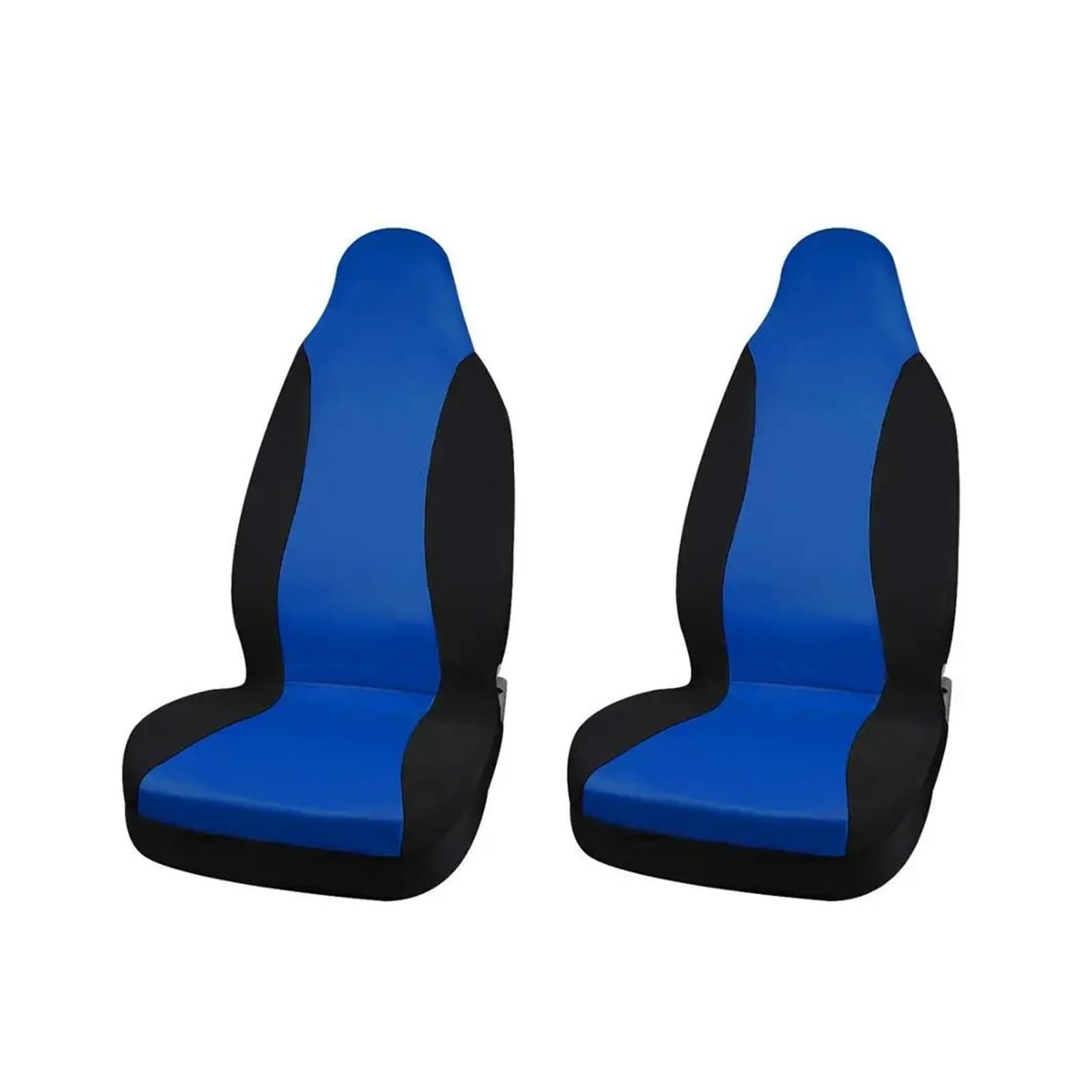 MEUIXT Universal-Schalenautositzbezüge, Innensitzdekorationsbezüge, Zubehör, kompatibel mit Auto, Fahrzeug, LKW(2pcs Blue Black) von MEUIXT