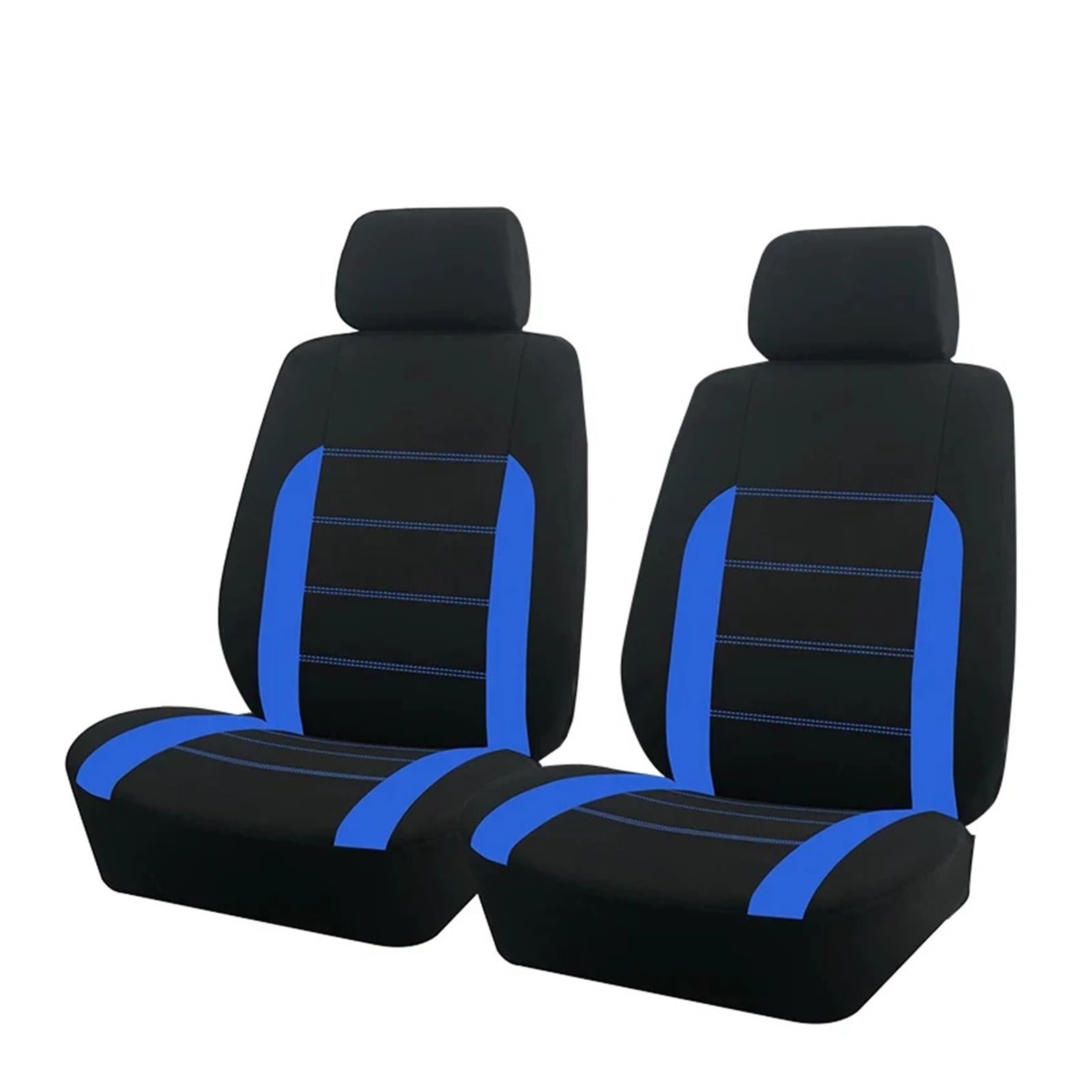 MEUIXT Universal Stoff Autositzbezüge Kompatibel Mit Den Meisten Auto LKW Van Auto Zubehör Innen Sitzbezüge Auto(Blue 2 seat) von MEUIXT