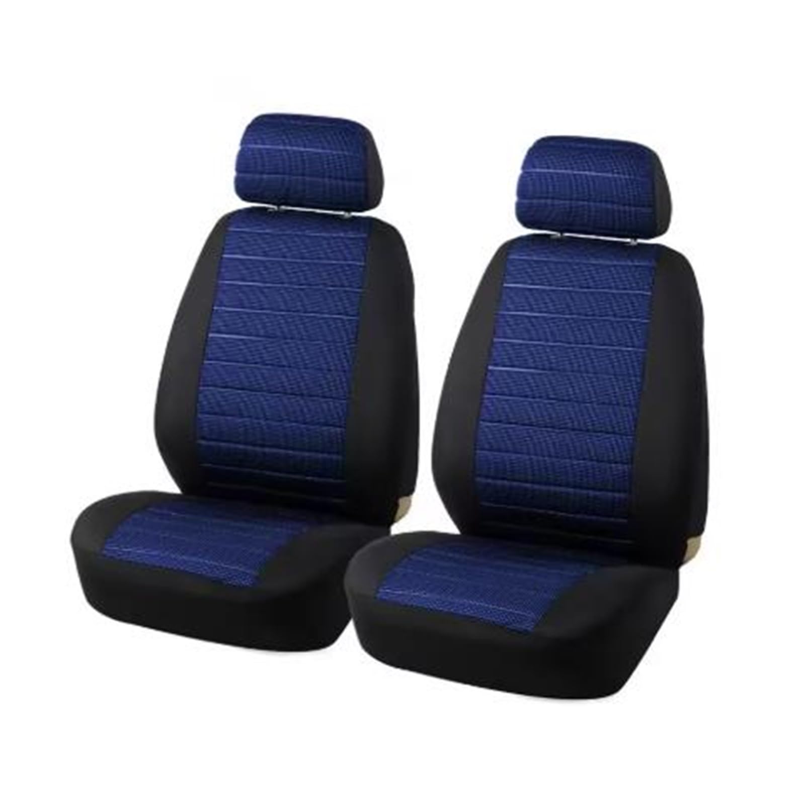 MEUIXT Universelle Autositzbezüge, komplettes Set, Stoffset, kompatibel mit den meisten Limousinen, Lieferwagen und Lastwagen, Autositzschutz, Vorder- und Rücksitzbezüge(Y30082-BLUE-6PCS) von MEUIXT