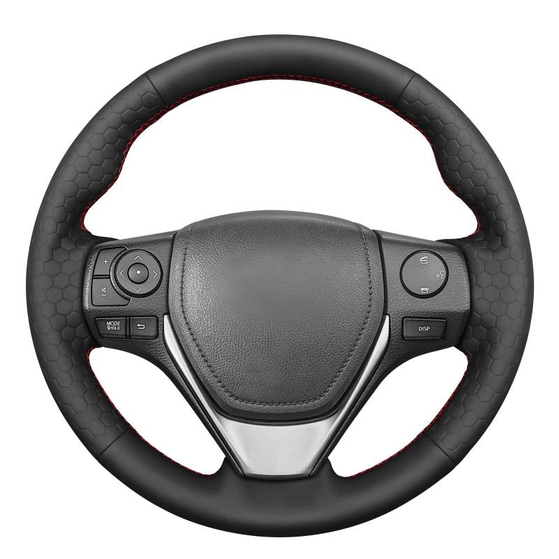 MEWANT DIY Stitching Toyota RAV4 Lenkradbezug für Toyota RAV4 2013-2019 / Corolla 2014-2019 / Corolla iM (US) 2017-2018 / Auris 2013-2016 für Scion iM 2016 von MEWANT