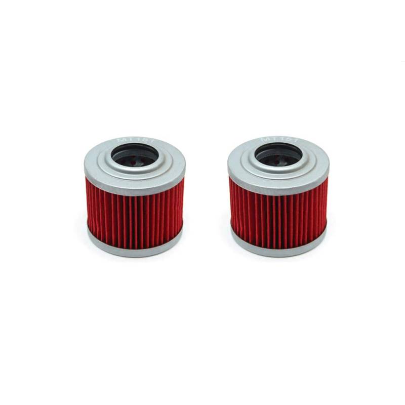 MEXITAL 2 Stück Motorrad Ölfilter oil filter für MZ RED STAR 500 500 1997 SAXON TOUR 500 500 1991-1998 SAXON COUNTRY 500 500 1991-1997 SAXON SPORT FUN 500 500 1993 von MEXITAL