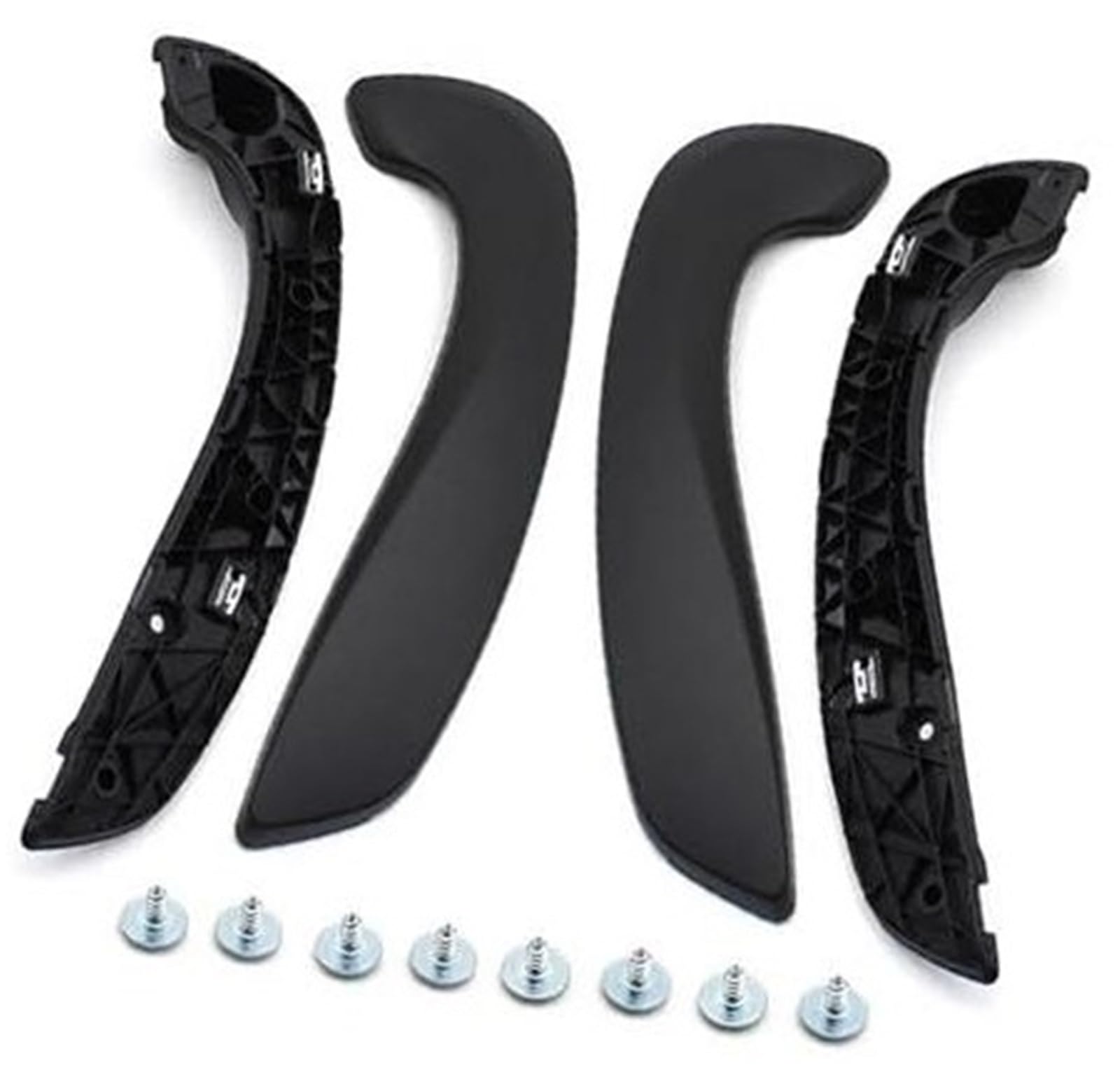 MEXWLOP, for Renault, for Megane 3 MK3 2008-2016 for Fluence 2009-2016 Innenraum Auto vorne Links rechts Innentür Zuggriff Haltesatz 809540001R 809600007R Auto-Innentürgriff(Black 4pcs) von MEXWLOP