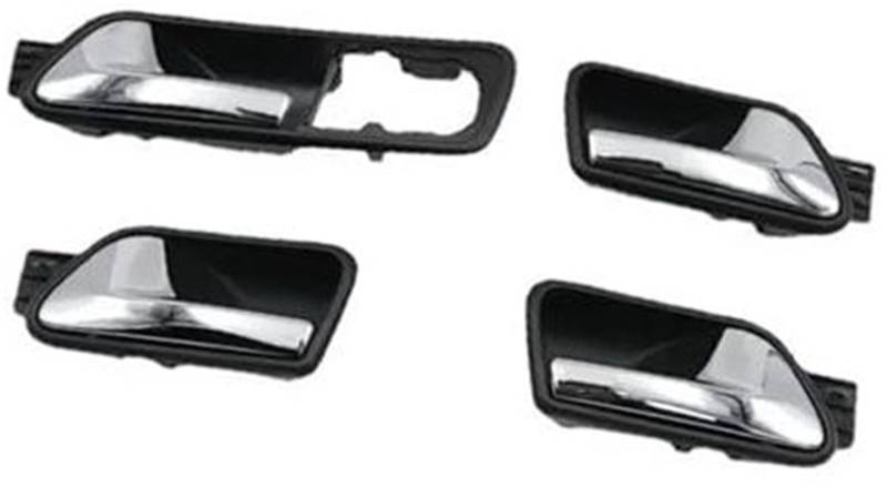 MEXWLOP, for VW, for Touran, 2004-2015, for Caddy, 2004-2013 Auto-Chrom-Innentürgriff RL- 1T0 839 113 RR- 1T0 839 114 C Auto-Innentürgriff(Black 4 Pcs Full Sets) von MEXWLOP