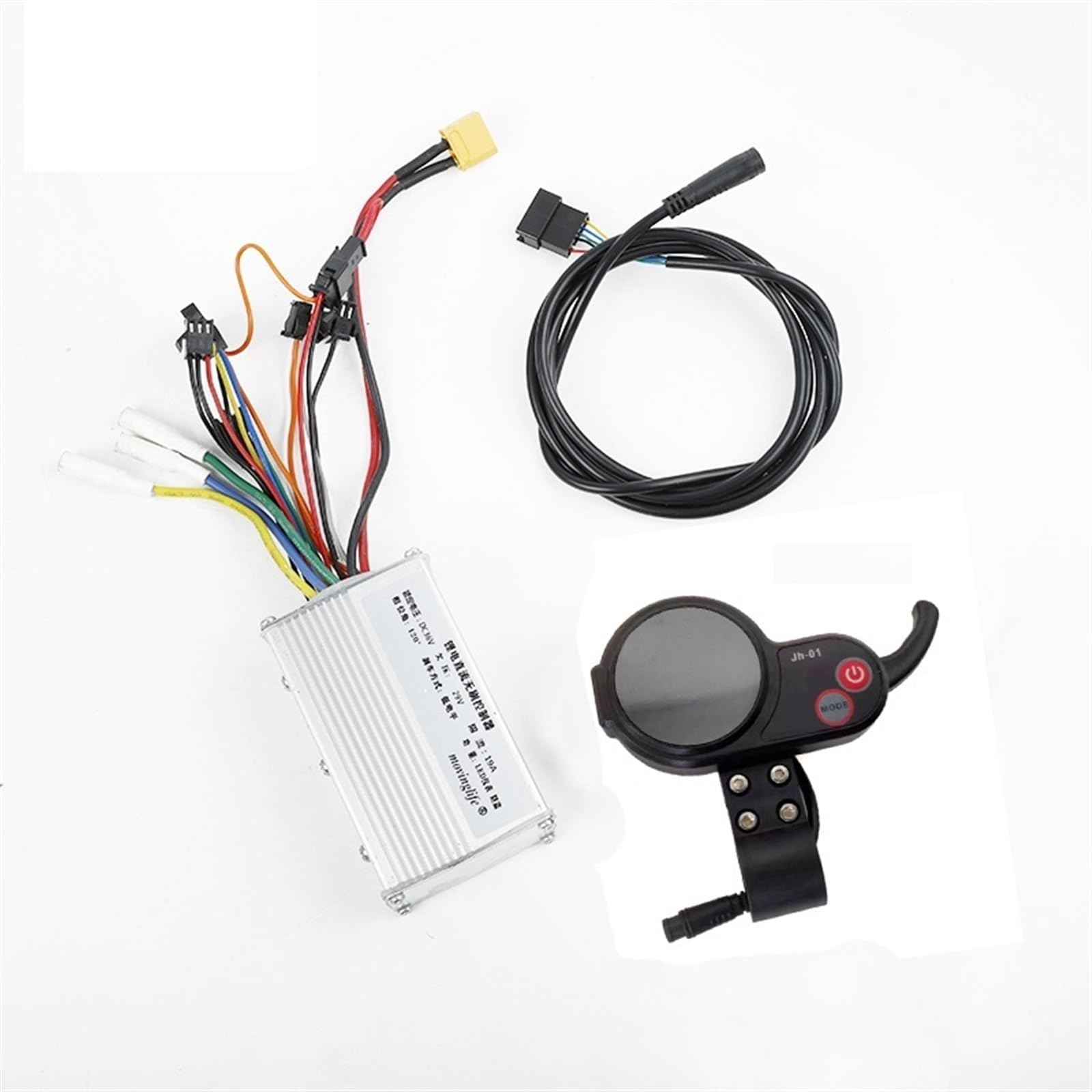 MEXWLOP 10 Zoll Elektroroller 36V/48V JH-01 Motorsteuerung Intelligente bürstenlose Motorsteuerung Instrumentenanzeige ohne Hall Elektroroller-Armaturenbrett(JH-01 36v Set) von MEXWLOP