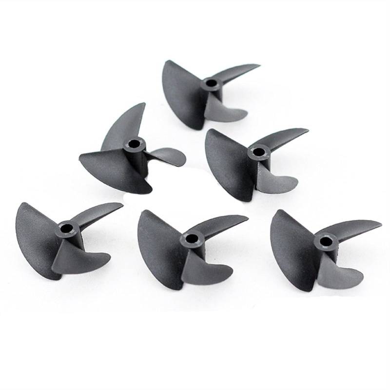 MEXWLOP 10 stücke RC Boot 3-Klinge Nylon Propeller for DIY Modell Spielzeug Handgemachte Welle Loch 4mm/4,76mm Paddel Durchmesser 36/47/52/55/57mm Prop Präzisionspropeller aus Metall(4.76 * 52mm) von MEXWLOP