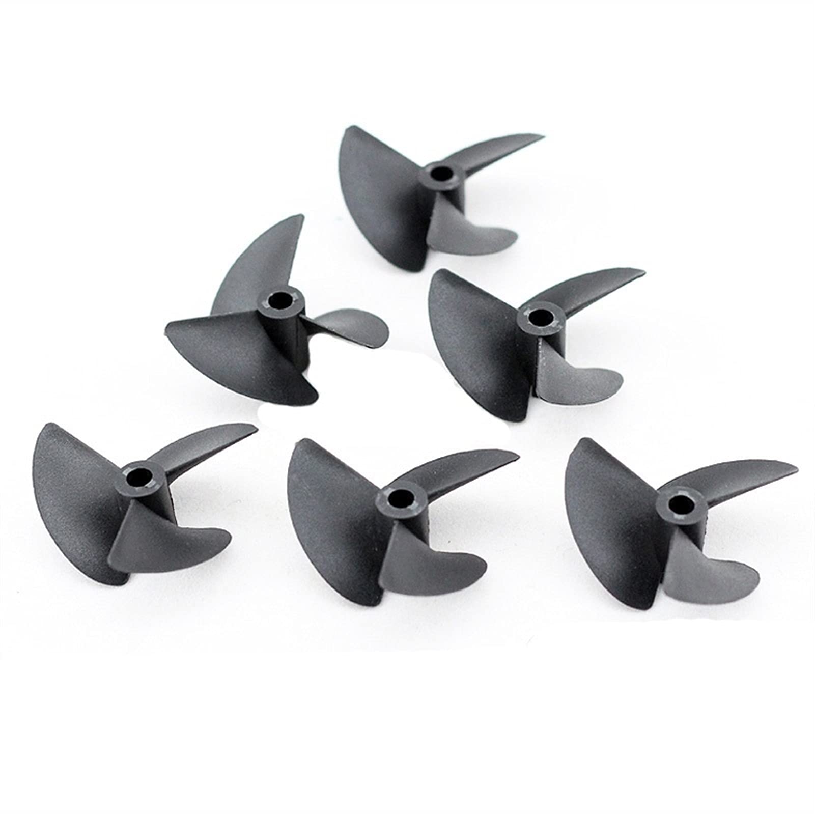 MEXWLOP 10 stücke RC Boot 3-Klinge Nylon Propeller for DIY Modell Spielzeug Handgemachte Welle Loch 4mm/4,76mm Paddel Durchmesser 36/47/52/55/57mm Prop Präzisionspropeller aus Metall(4.76 * 55mm) von MEXWLOP