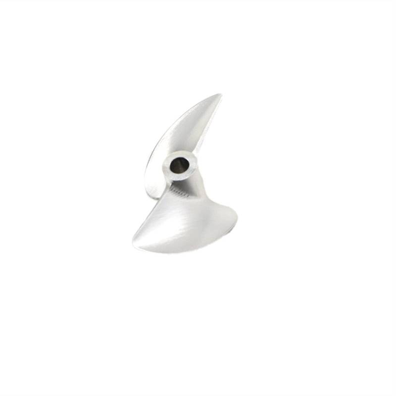 MEXWLOP 1PC 2-Blatt-Propeller, for DIY RC Benzin-Jetboote CNC 430/432/433/435/438/440/442/445 Propeller Aluminium 4mm Lochabstand Requisiten Präzisionspropeller aus Metall(37mm) von MEXWLOP