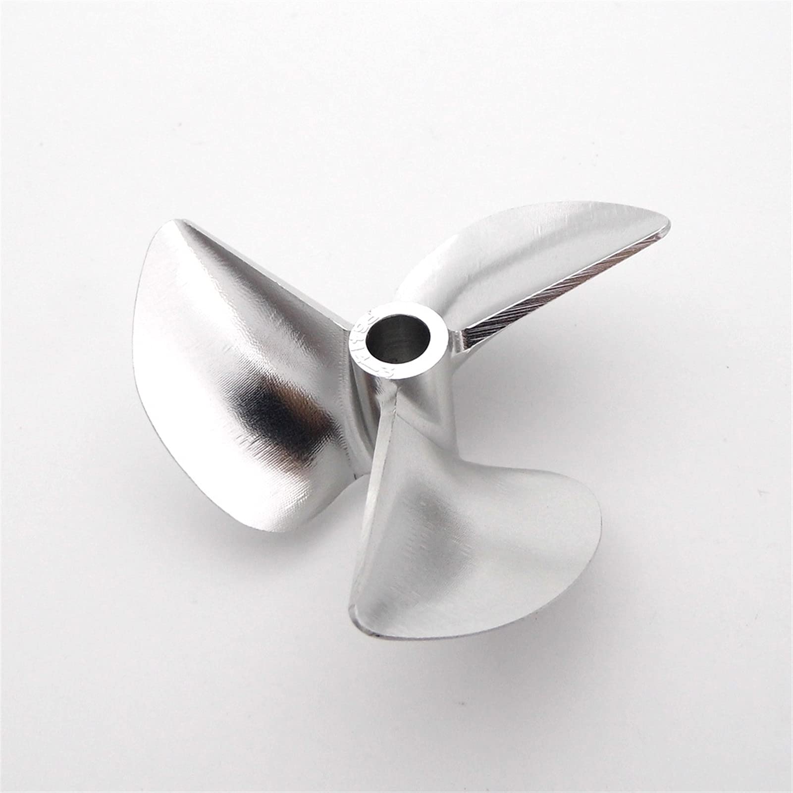 MEXWLOP 1PCS CNC Matel 3 Klingen Propeller 6,35mm 1/4 In Pitch 1,4 Requisiten 58mm 61-70mm 74mm, for Benzin Nitro RC Boot Geschwindigkeit Mono Katamaran Präzisionspropeller aus Metall(D61mm) von MEXWLOP