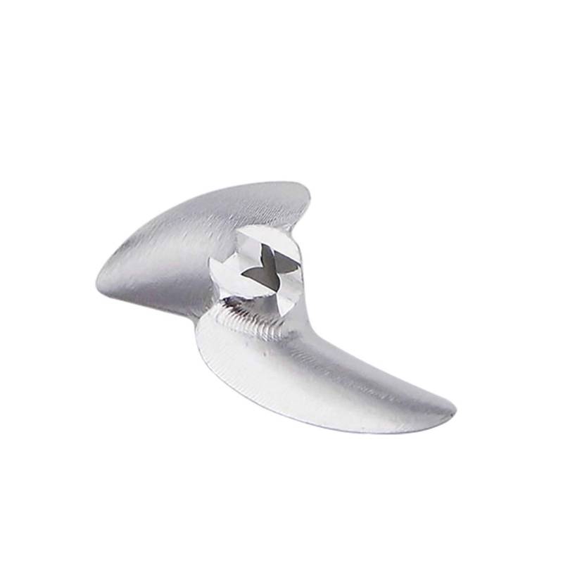 MEXWLOP 1PCS Modell Boot Propeller 3mm Welle 2-Blätter Metall Aluminium Prop 30mm 32mm Pitch 1,4, for RCRacing Boot Geschwindigkeit MONO Oral VEE Boot Präzisionspropeller aus Metall(1PC 30mm Right Han von MEXWLOP