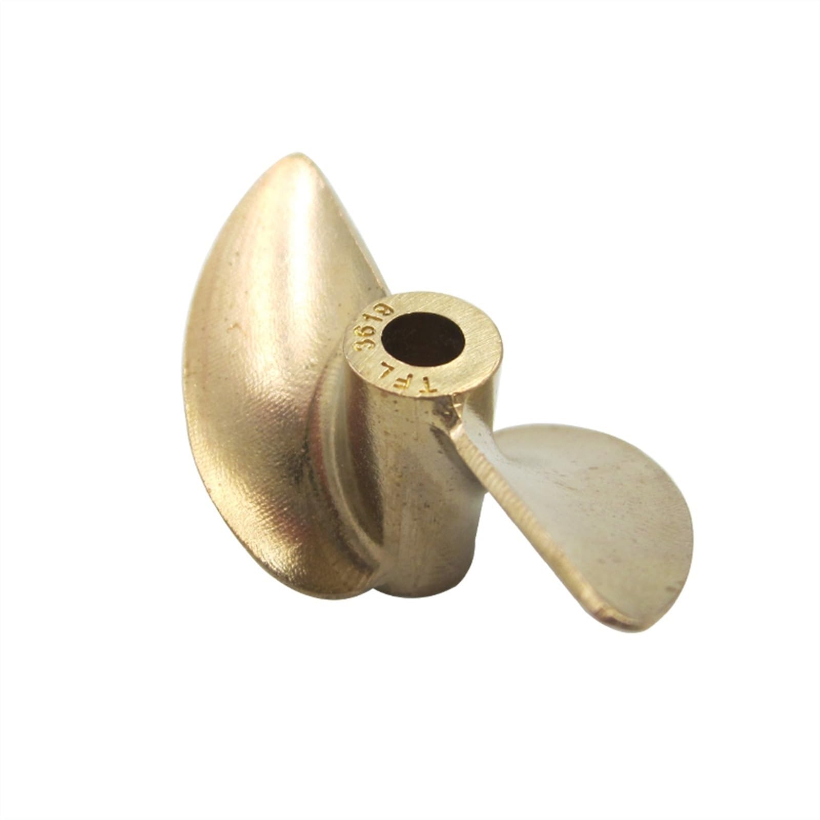 MEXWLOP 2-Blatt-Propeller for RC-Jet-Bootspropeller 36/37/38/40/42/45 mm 2-Blatt-Propeller Innendurchmesser 4 mm 4,76 mm Kupfer Links rechts Präzisionspropeller aus Metall(36x4mm CCW) von MEXWLOP