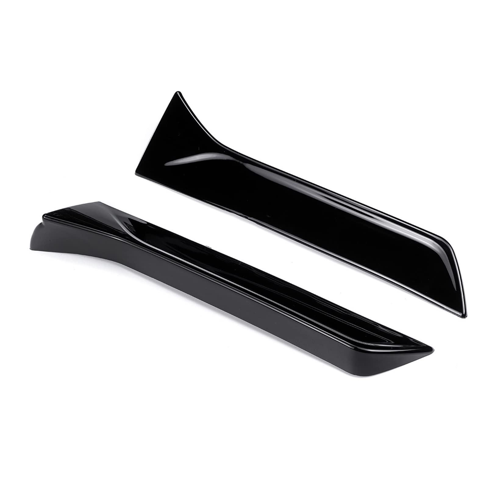 MEXWLOP 2 Stück Autofensterverkleidung Lip Spoiler Aleron, for Seat, for Leon 5F FR Mk3 MK3.5 Heckdachflügel Seitenkante Heckklappe Heckspoilerlippe Heckscheiben-Dachspoiler(Glossy Black) von MEXWLOP