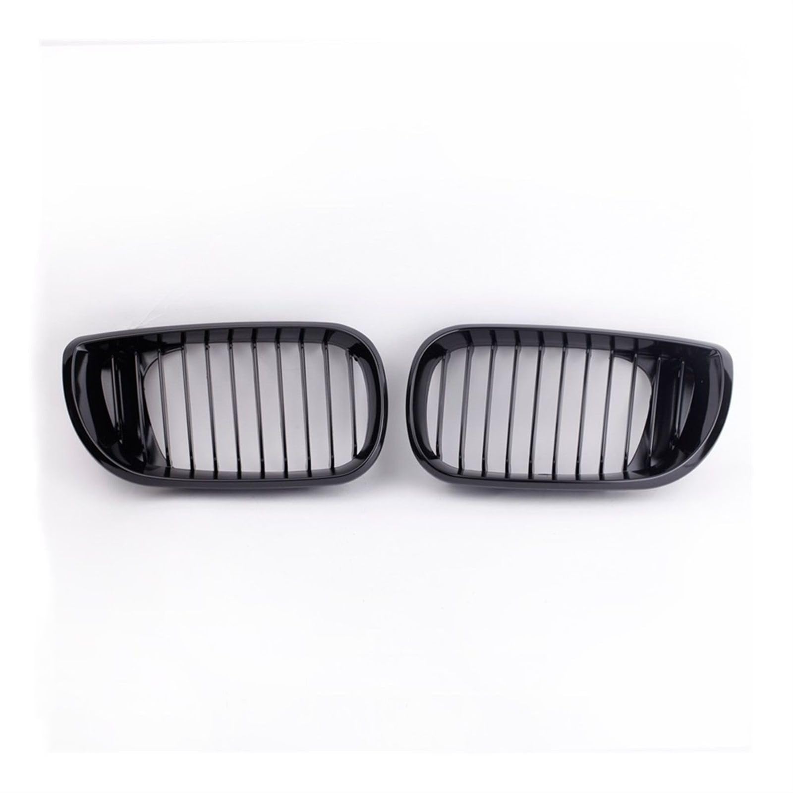 MEXWLOP 2 Stück glänzend schwarzer Frontgrill, for, for E46 3er 4-Türer 2002–2005 Auto-Frontgrill von MEXWLOP