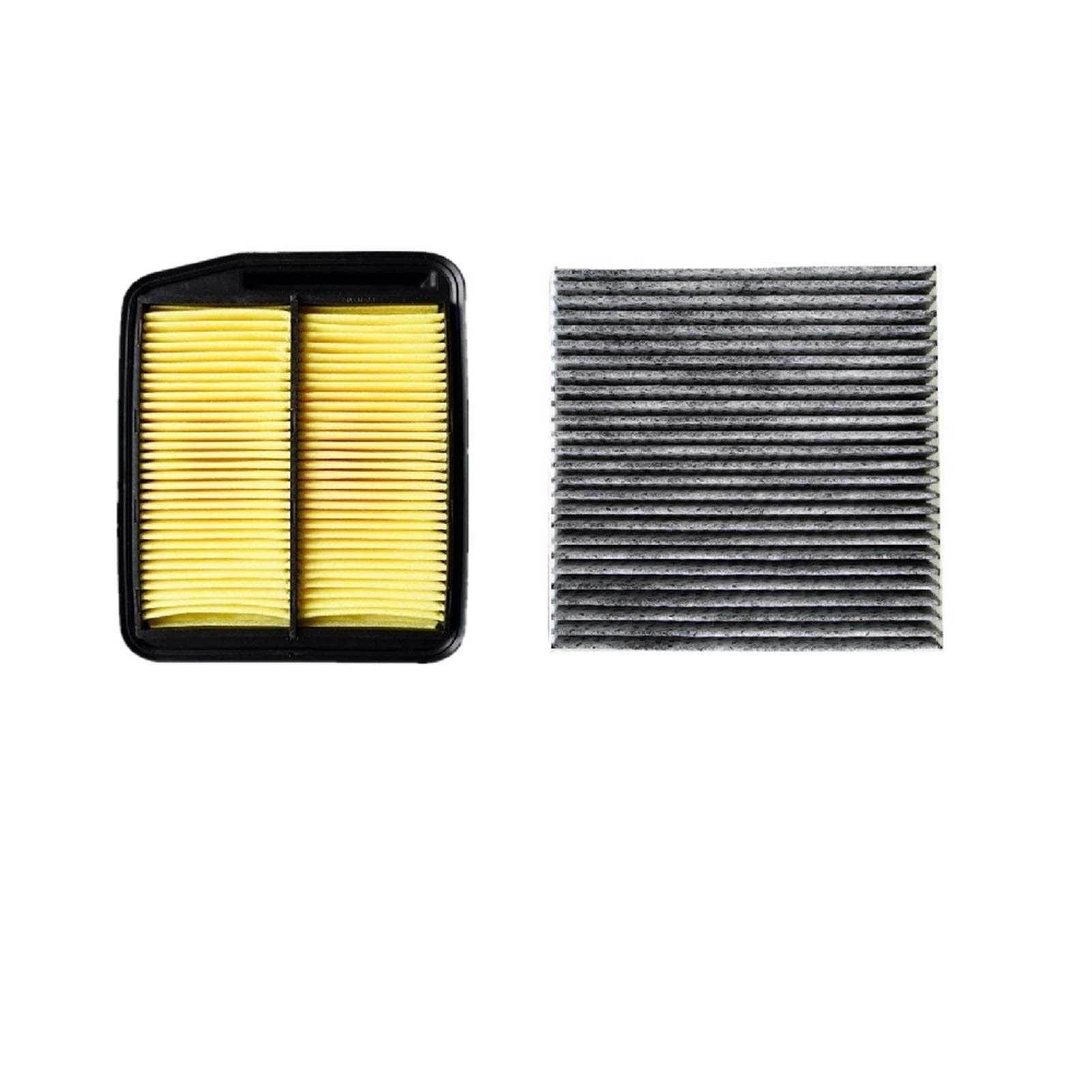 MEXWLOP 2-teiliges Set Luftfilter-Innenraumfilter 17220-RFE-000 Alte Stile, for Odyssey, 2.4 Modell 2005–2009 Autozubehör Filterset Auto-Klimaanlagenfilter(2 pcs Filter) von MEXWLOP