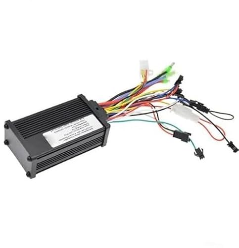 MEXWLOP 24-V-48-V-Elektrofahrrad-Controller, Sinuswelle, intelligentes bürstenloses Gleichstrommotor-Controller-Kit, Aluminiumgehäuse, for E-Bikes und Motorräder Steuerung für Elektroroller von MEXWLOP