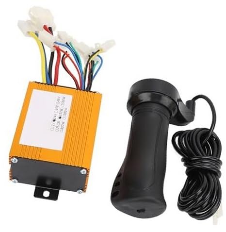 MEXWLOP 24V 350W Bürstenmotor-Drehzahlregler und Gasgriff-Set, for elektrische Dreiräder, Roller Controller für Elektroroller von MEXWLOP