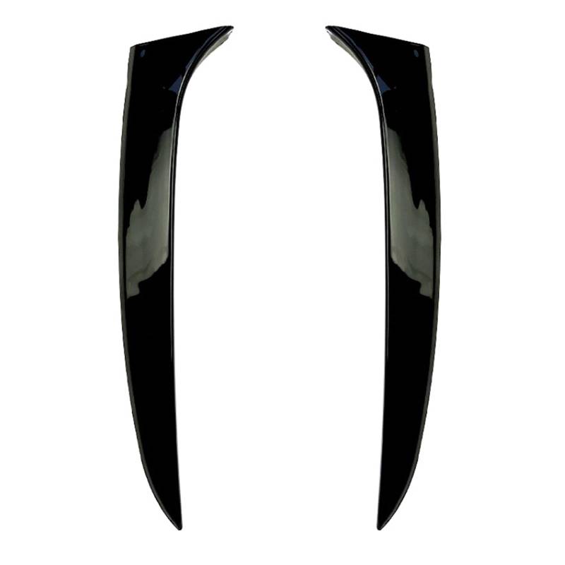 MEXWLOP 2PCS ABS Bright Black, for Sportage R 2011-2015 Auto Heckscheibenspoiler Seitenflügelabdeckungsverkleidung Heckscheiben-Dachspoiler von MEXWLOP