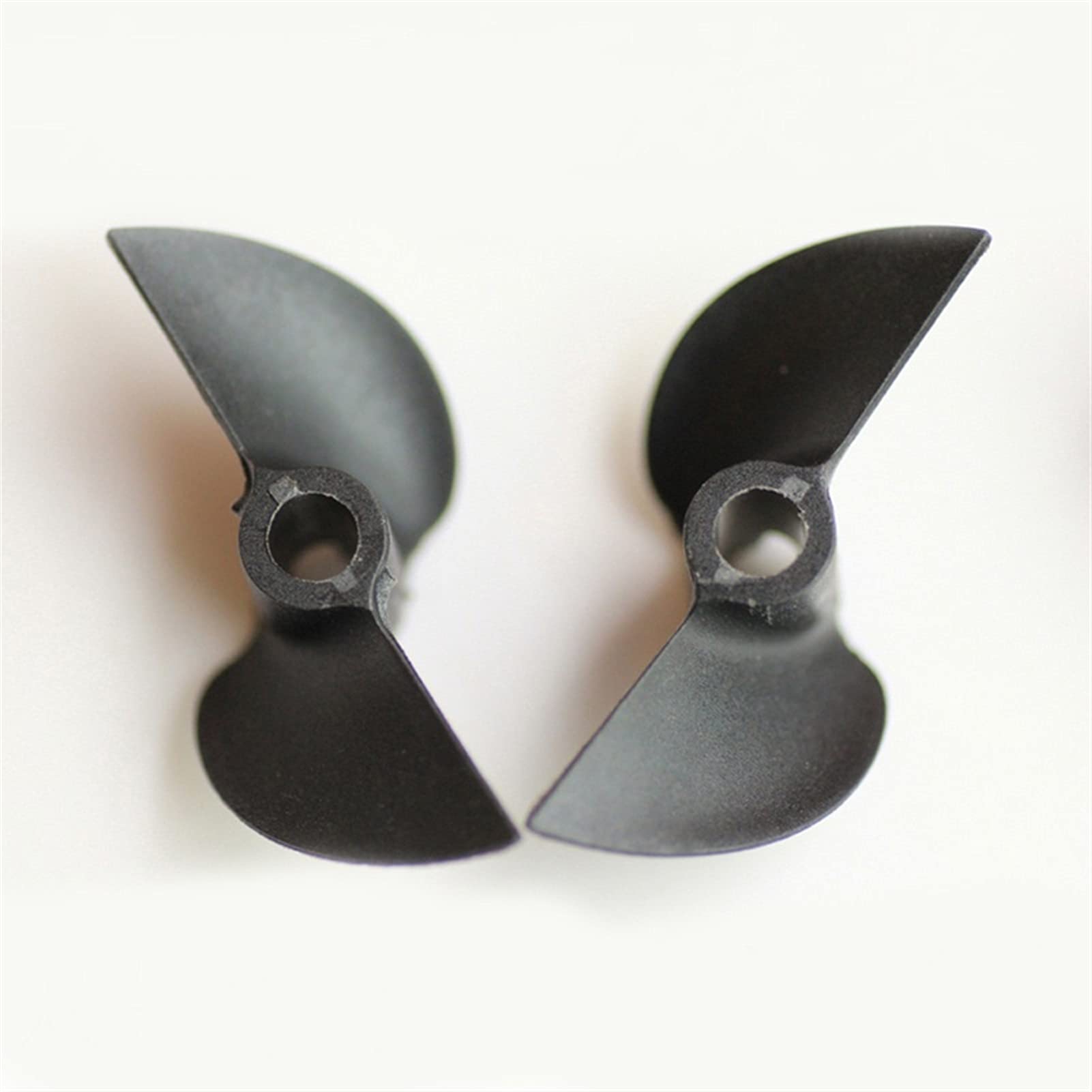 MEXWLOP 2Pairs 2 Klingen Propeller CW CCW Kunststoff Paddel 3,18/4/4,76mm Welle Requisiten for Elektrische Methanol Boot Modell Durchmesser 30/32/35/40/42mm Präzisionspropeller aus Metall(42x4.76mm) von MEXWLOP