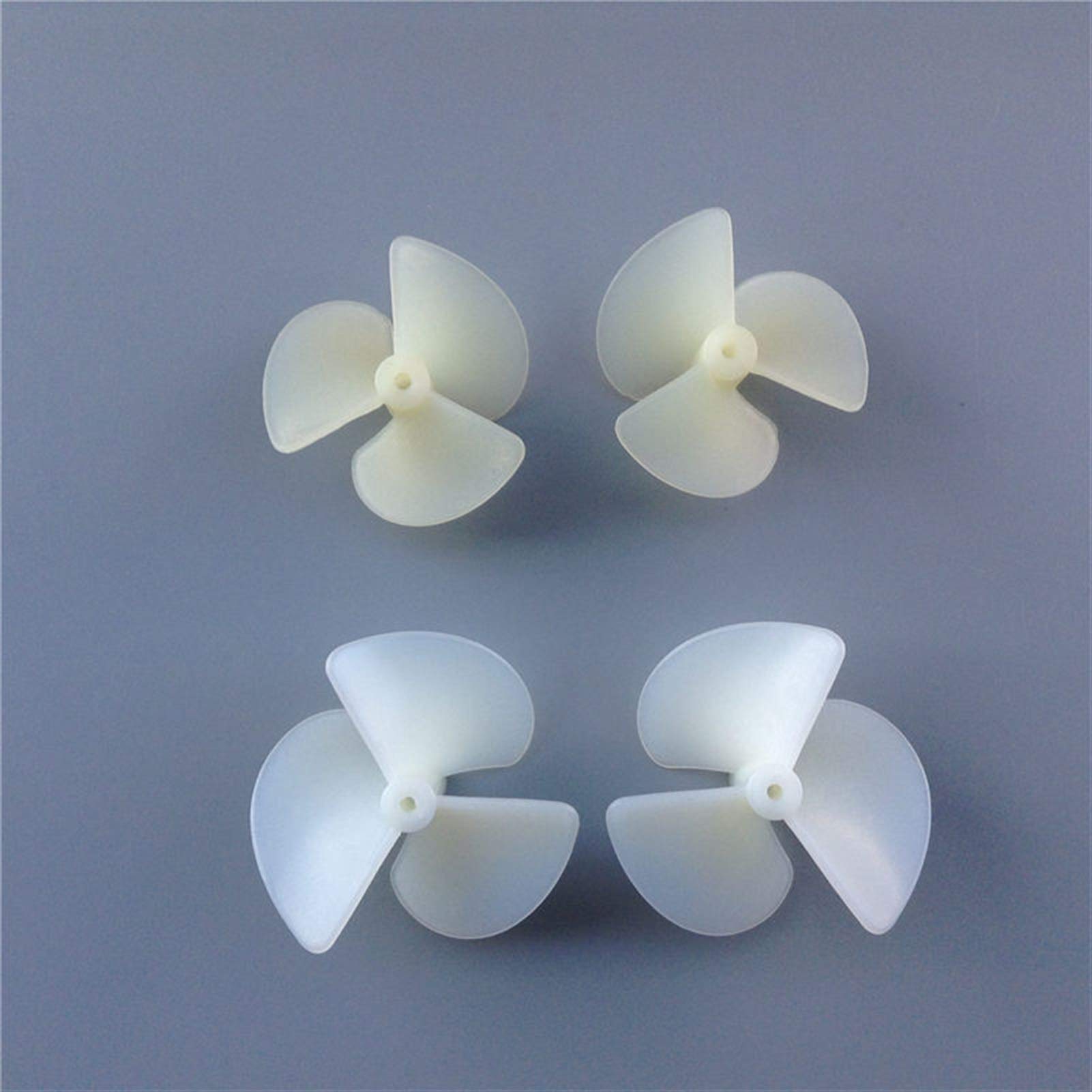 MEXWLOP 2Pairs 2mm Motor Welle Schraube Propeller Dia 36mm 42mm Volle Immersion 3 Klinge Prop CW/CCW Teile FürRC DIY Köder Boot Schlepper Präzisionspropeller aus Metall(2pairs 2x36mm) von MEXWLOP