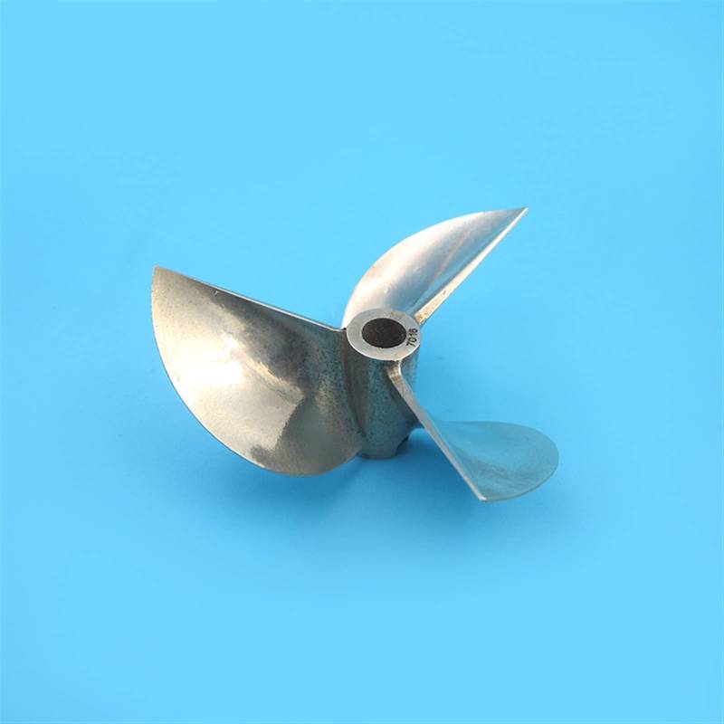 MEXWLOP 3-Blatt-Propeller, for Methanol Racing Speed ​​Boat 6717/7016/7214 Propellerdurchmesser 67/70/72 mm Kupfer Präzisionspropeller aus Metall(7016) von MEXWLOP