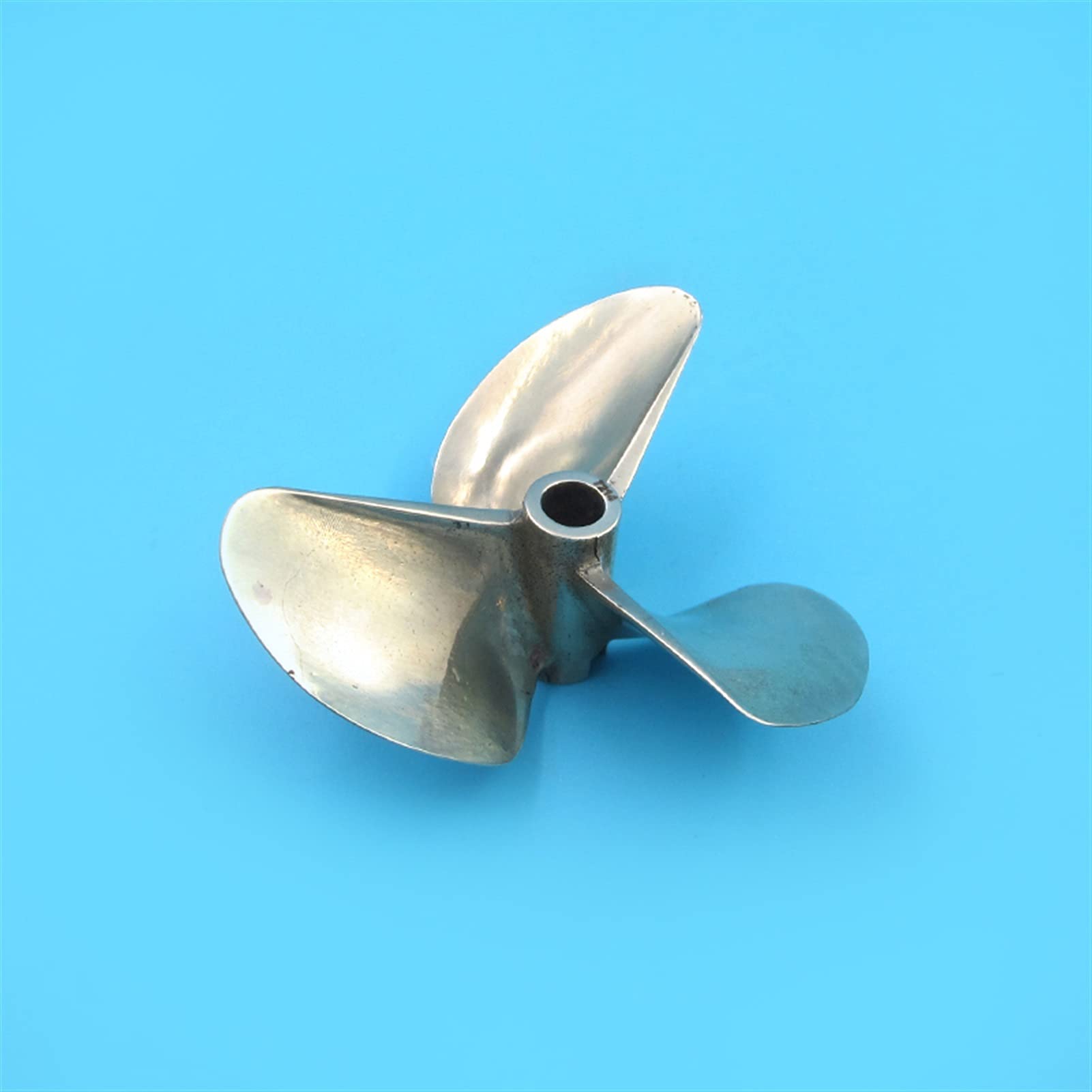 MEXWLOP 3-Blatt-Propeller, for Methanol Racing Speed ​​Boat 6717/7016/7214 Propellerdurchmesser 67/70/72 mm Kupfer Präzisionspropeller aus Metall(7214) von MEXWLOP