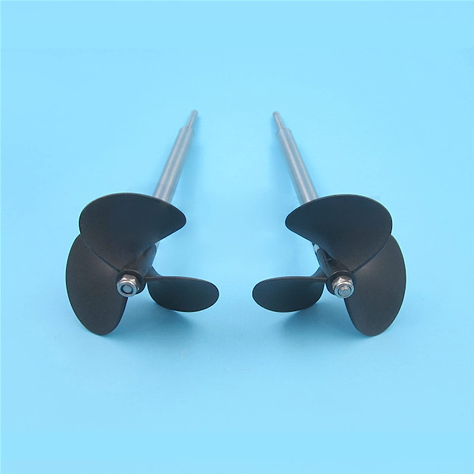 MEXWLOP 3-Blatt-Propeller 5 mm Bootsachsen-Integration, for Trawler-Nest-BootEdelstahl 3-Blatt-Propeller 70 mm/80 mm Präzisionspropeller aus Metall(Axle 20cm 70mm 1Pair) von MEXWLOP