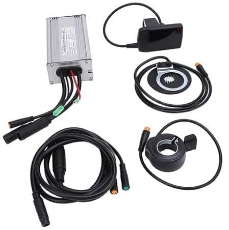 MEXWLOP 36V 48V 22A Elektroroller-Controller-Anzeigefeld mit Daumengas 8 Magneten Power Pedal Assist Sensor Controller für Elektroroller von MEXWLOP