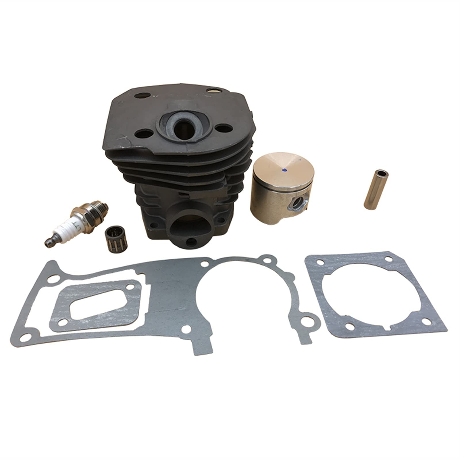 MEXWLOP 44MM Zylinder Kolben Motor Zündkerze Dichtungssatz Benzin Kettensäge Ersatzteile, for Husqvarna 350 353 351 346 XP 346XP Zylinder und Kolben von MEXWLOP