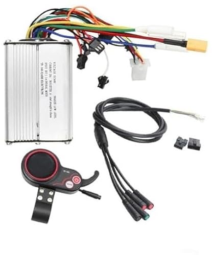 MEXWLOP 48 V 20 A bürstenloser Motorregler, Scooter-Motorregler, for Kugoo, 10-Zoll-Elektroroller-Zubehörteile verbessern das Fahrerlebnis(48V20A-Controller) Controller für Elektroroller(Black 48V20A von MEXWLOP