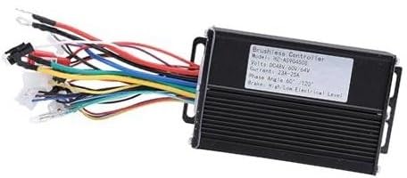 MEXWLOP 48 V 60 V 64 V 450 W bürstenloser Controller aus Aluminiumlegierung, Wärmeableitung, stabile Geschwindigkeitsregelung, Elektro-Fahrrad, Roller, Dreirad Controller für Elektroroller von MEXWLOP