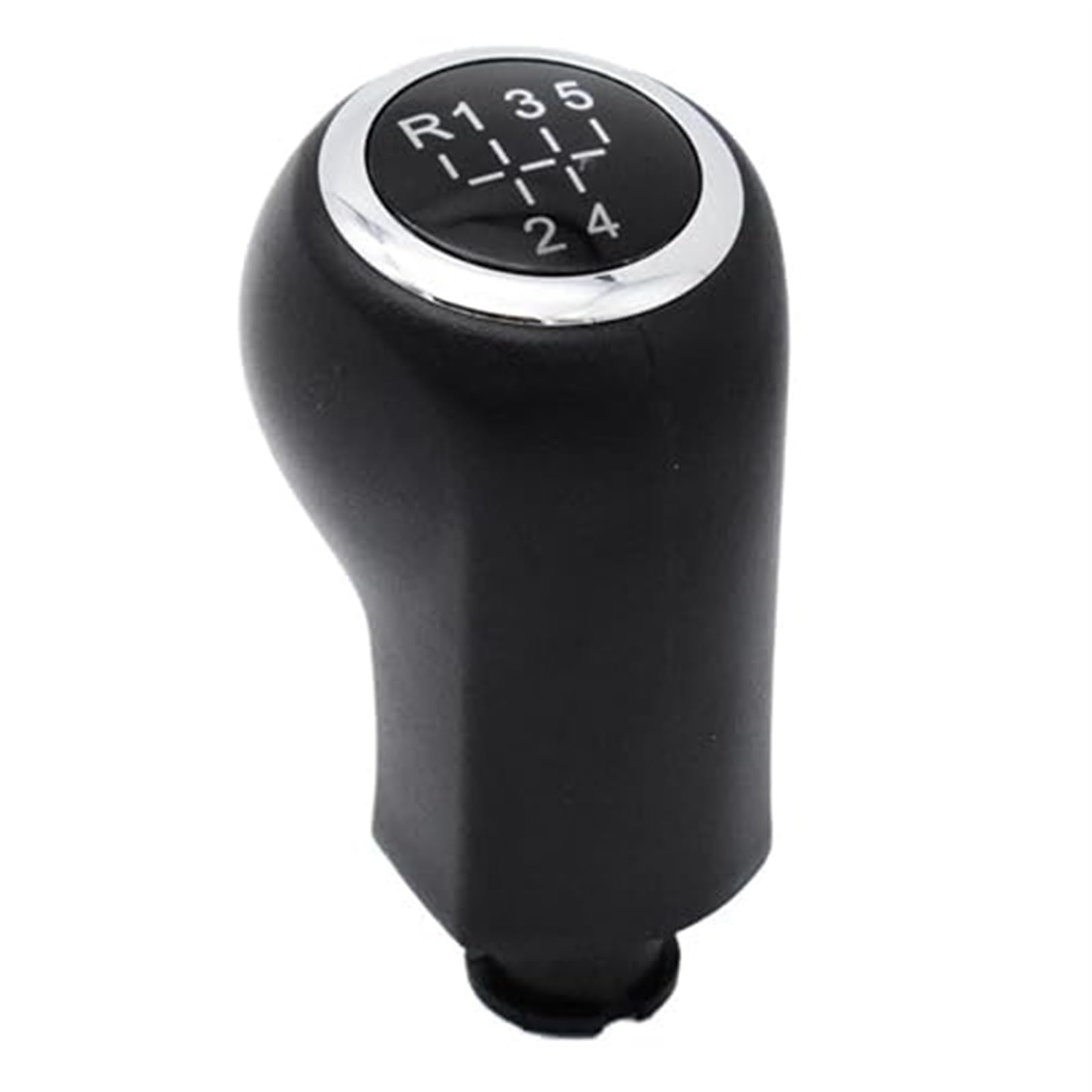 MEXWLOP 5/6 Gang Auto Schaltknauf Abdeckung, for Opel, for Vauxhall, Astra III H 2005-2009 Hebel Stick Gaitor Boot Auto-Schaltknauf(Black Shift knob) von MEXWLOP