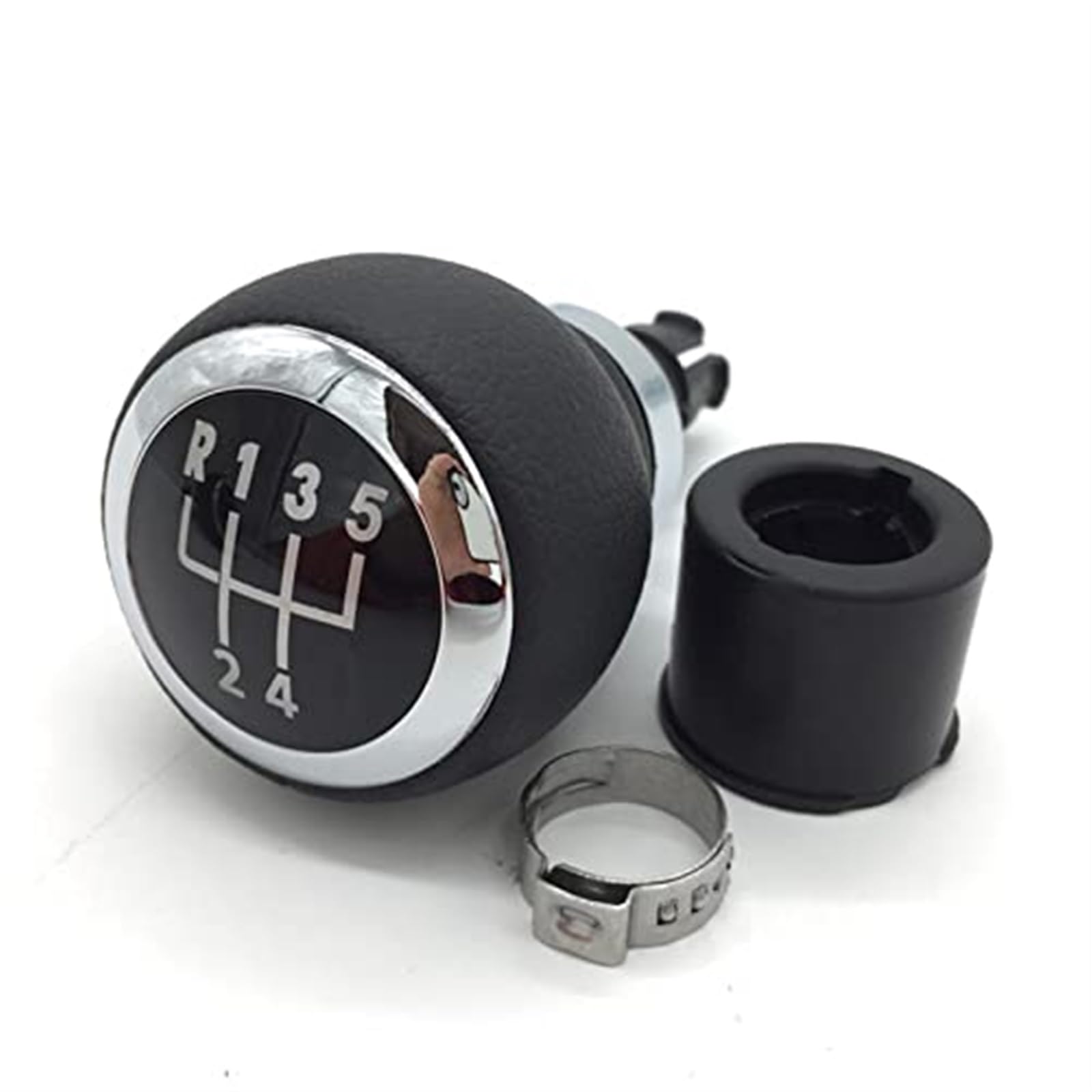 MEXWLOP 5 6-Gang-Schaltknauf, for Passat, B6 2005–2011, manuell Schaltknauf(Black 5 Speed Knob) von MEXWLOP