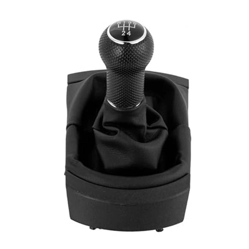 MEXWLOP 5-Gang-Schaltknaufmanschette, for Seat, Ibiza 2002–2010, mit PU-Leder im Auto-Stil Auto-Schaltknauf von MEXWLOP