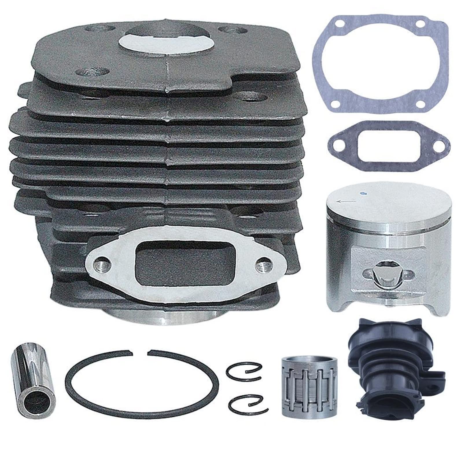 MEXWLOP 50-mm-Zylinderkolben-Einlass-Dekompressionsventil-Kit, for Husqvarna 365 371 372 XP 362 Kettensägenmotor-Motorteile Zylinder und Kolben von MEXWLOP