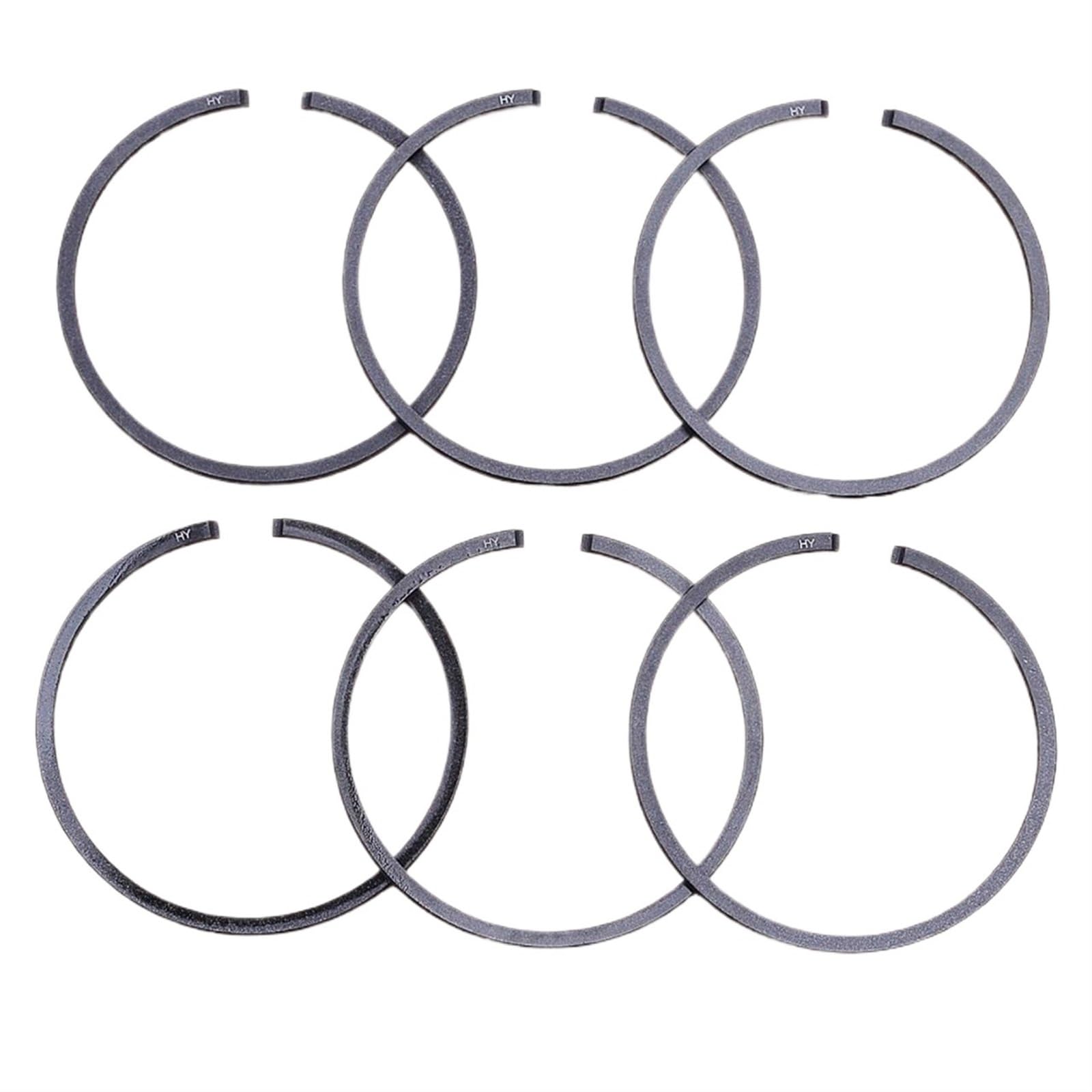 MEXWLOP 6PCS 42mm X 1,5mm Kolbenringsatz, for Husqvarna 340 345 340E 345E EPA Kettensäge Ersatzteil Kolbenringe Gartengeräte von MEXWLOP