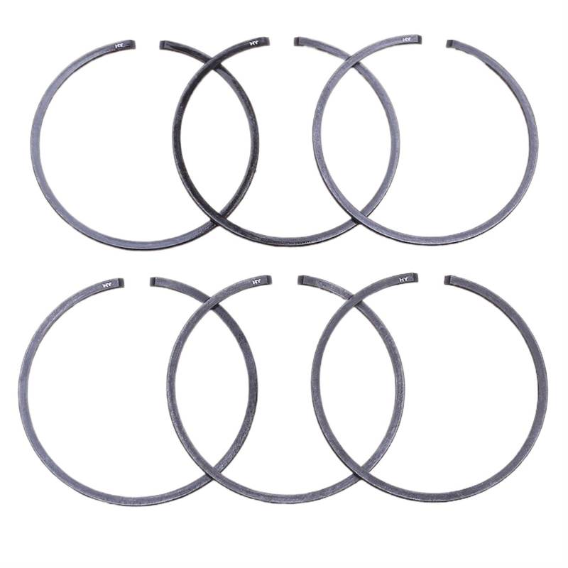 MEXWLOP 6PCS 50mm X 1,2mm Kolbenringe Kit, for Husqvarna 365 365XP 371 372 372XP 362 Kettensäge Ersatz Ersatzteil 11280343000 Kolbenringe Gartengeräte von MEXWLOP