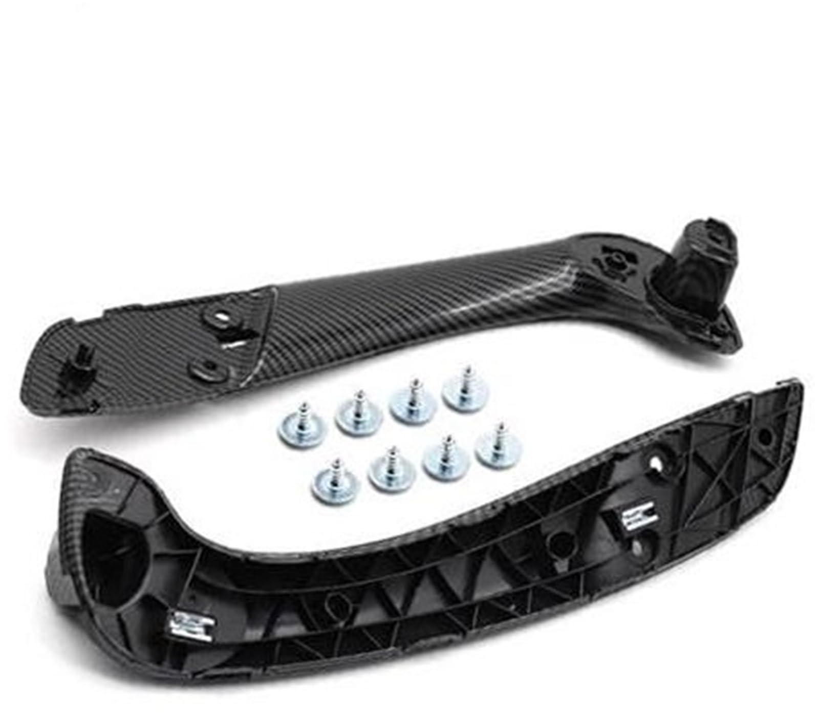 MEXWLOP 809600015R 197012651 Auto vorne Links rechts Innentürgriffabdeckung, for Renault, for Megane 3 III 2008–2016, for Fluence 2009–2015 Auto-Innentürgriff(Black Inner Handle-cabon 2) von MEXWLOP