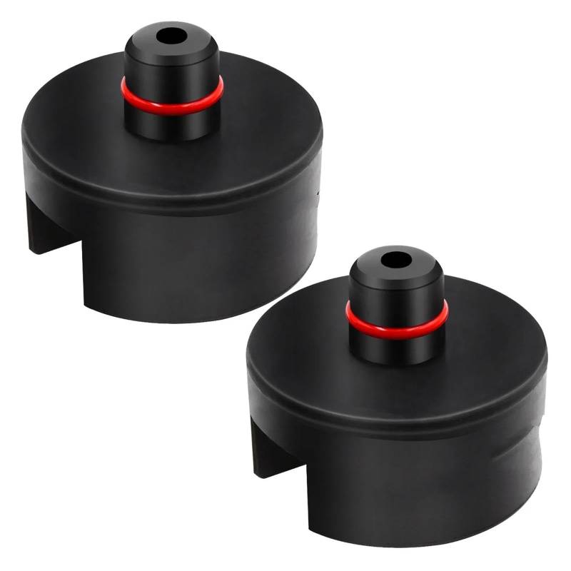 MEXWLOP Adapterpucks mit Gummiauflage for Wagenheberständer passend for Wagenheberständer und Wagenheber, for Tesla, for Model 3 SXY, Model3 Wagenheber-Auflage(2pcs Rubber Pad) von MEXWLOP