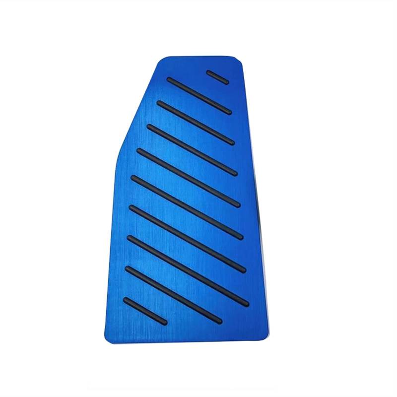 MEXWLOP Aluminiumlegierung Auto Fußpedal Kraftstoff Gaspedal Bremspedal Abdeckung Pad Zubehör, for Toyota, for RAV4 RAV 4 XA50 2019 2020 Bremspedalabdeckung(Footrest Blue) von MEXWLOP