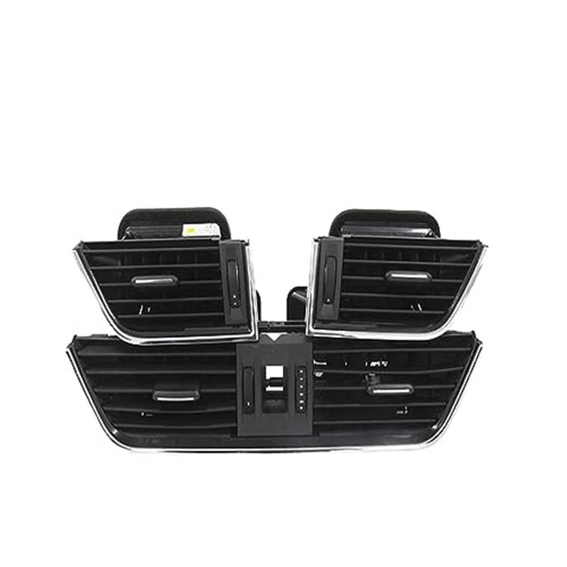 MEXWLOP Armaturenbrett Innenraum AC Air Outlet Vent Grill, for Skoda, for Octavia, 3 A7 5E MK3 2013-2020 5E0819701 5E0819702 5E0820951 5E0819203 Luftauslassgitter(Black 1 set-3PCS) von MEXWLOP