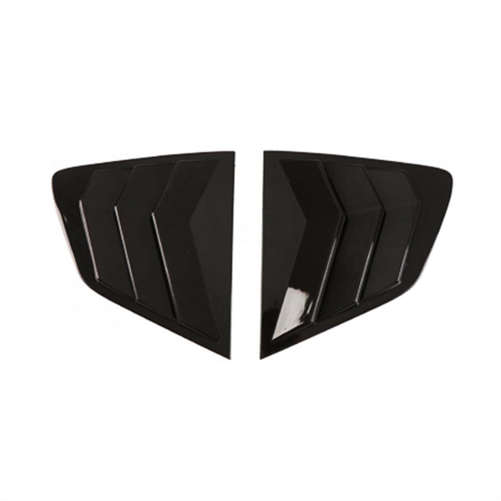 MEXWLOP Auto-Heckfenster-Lamellenverschluss-Abdeckungsverkleidung, for NISSAN, for X-TRAIL, for T32 Rogue 2014–2020, Zubehör aus Kunststoff in schwarzem Carbon-Look Blenden für Fensterläden und Jalous von MEXWLOP